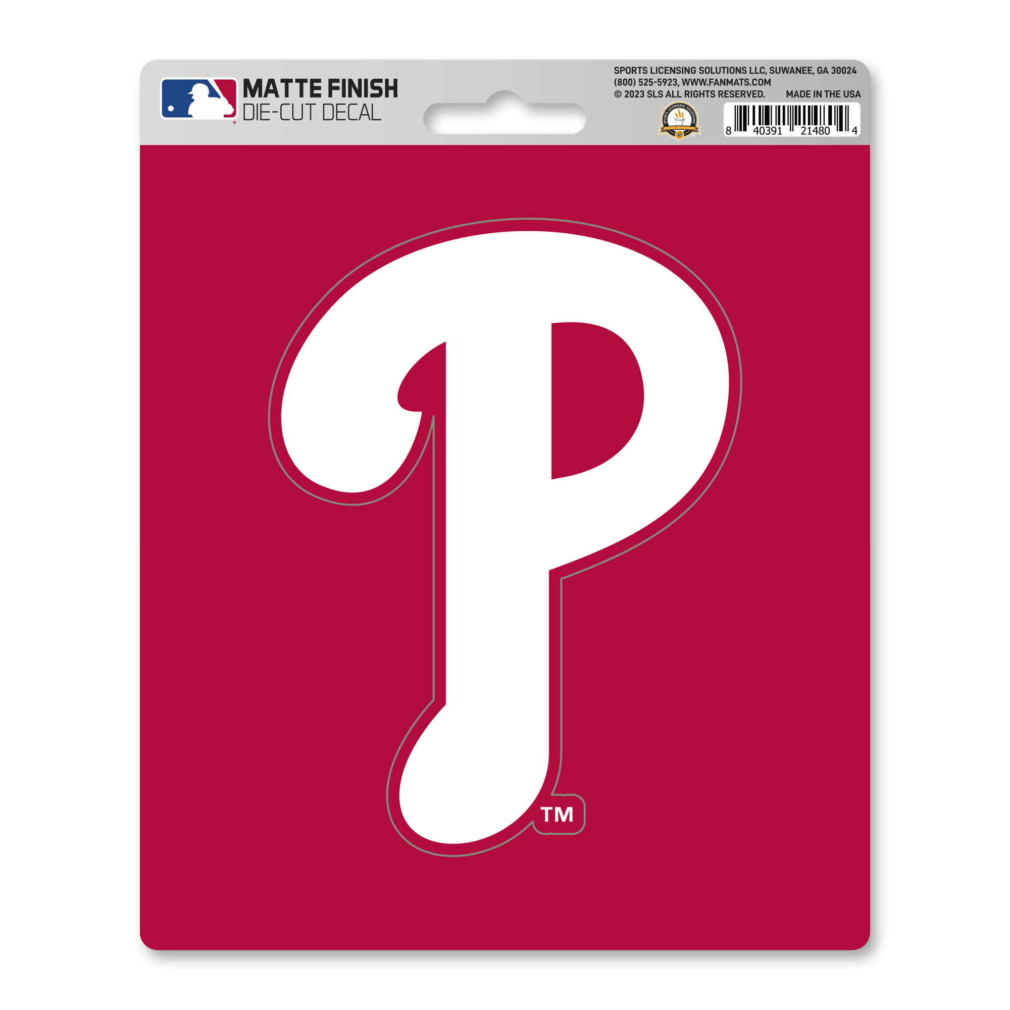 Philadelphia Phillies Matte Decal  