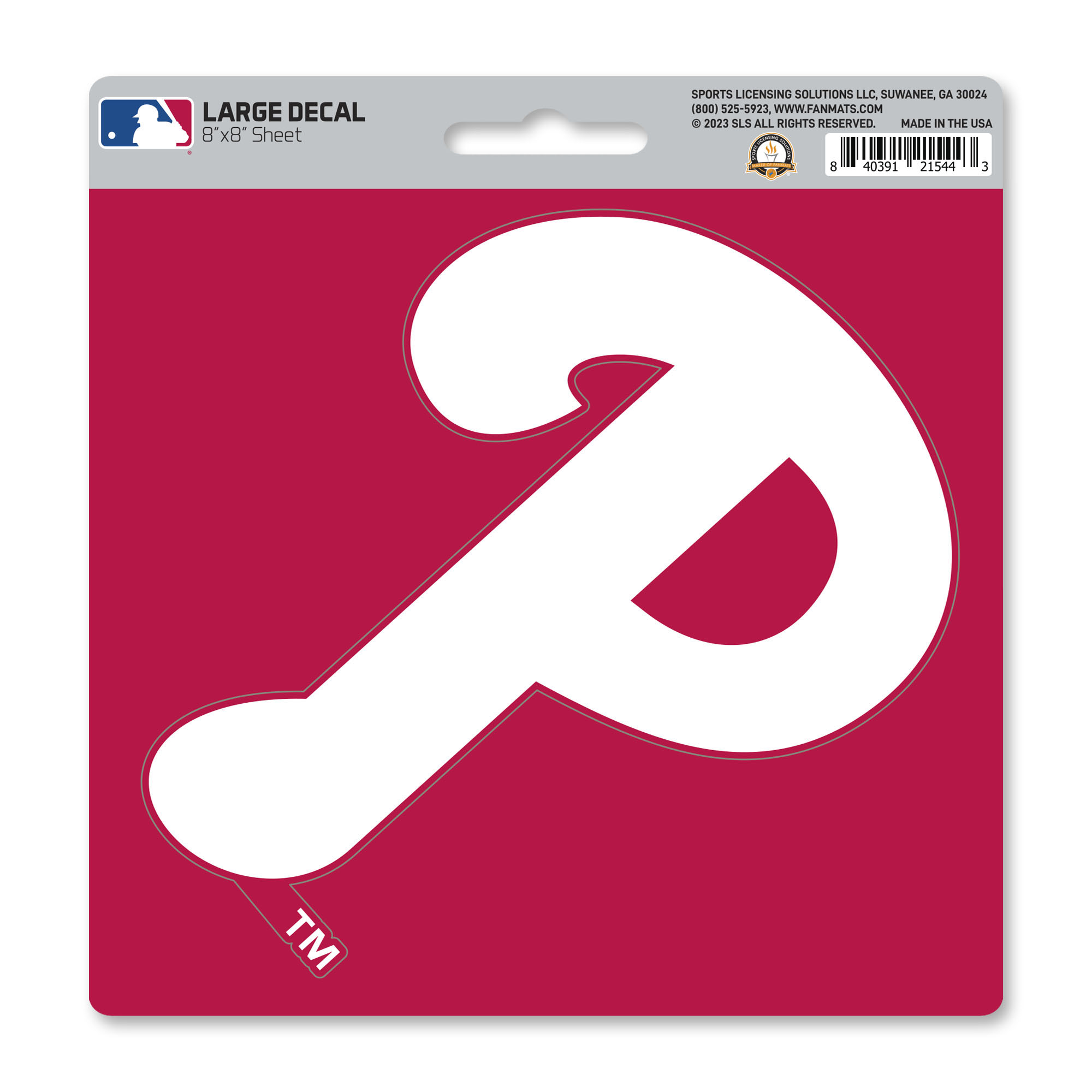 Philadelphia Phillies Large Decal  