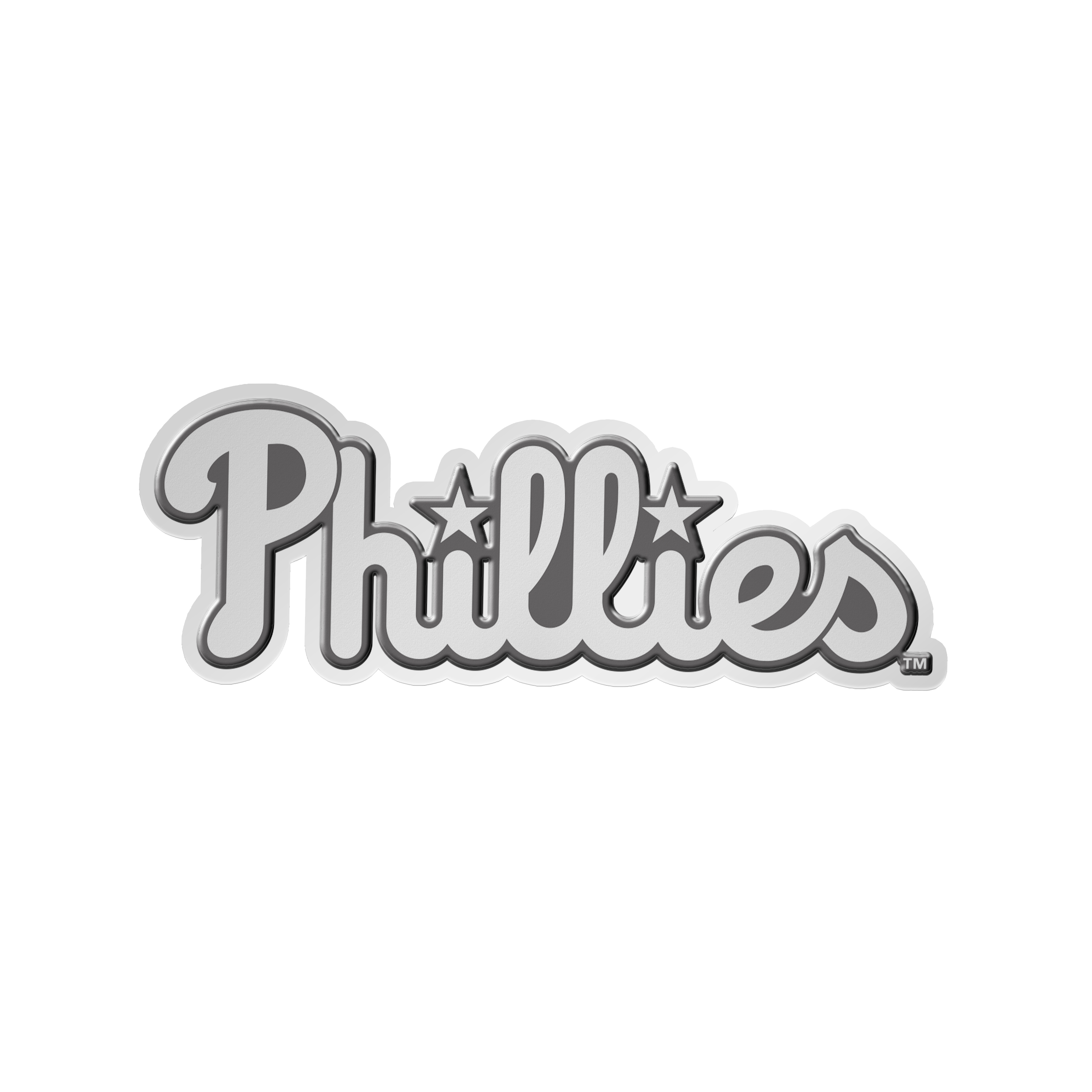 Philadelphia Phillies Plastic Chrome Emblem  