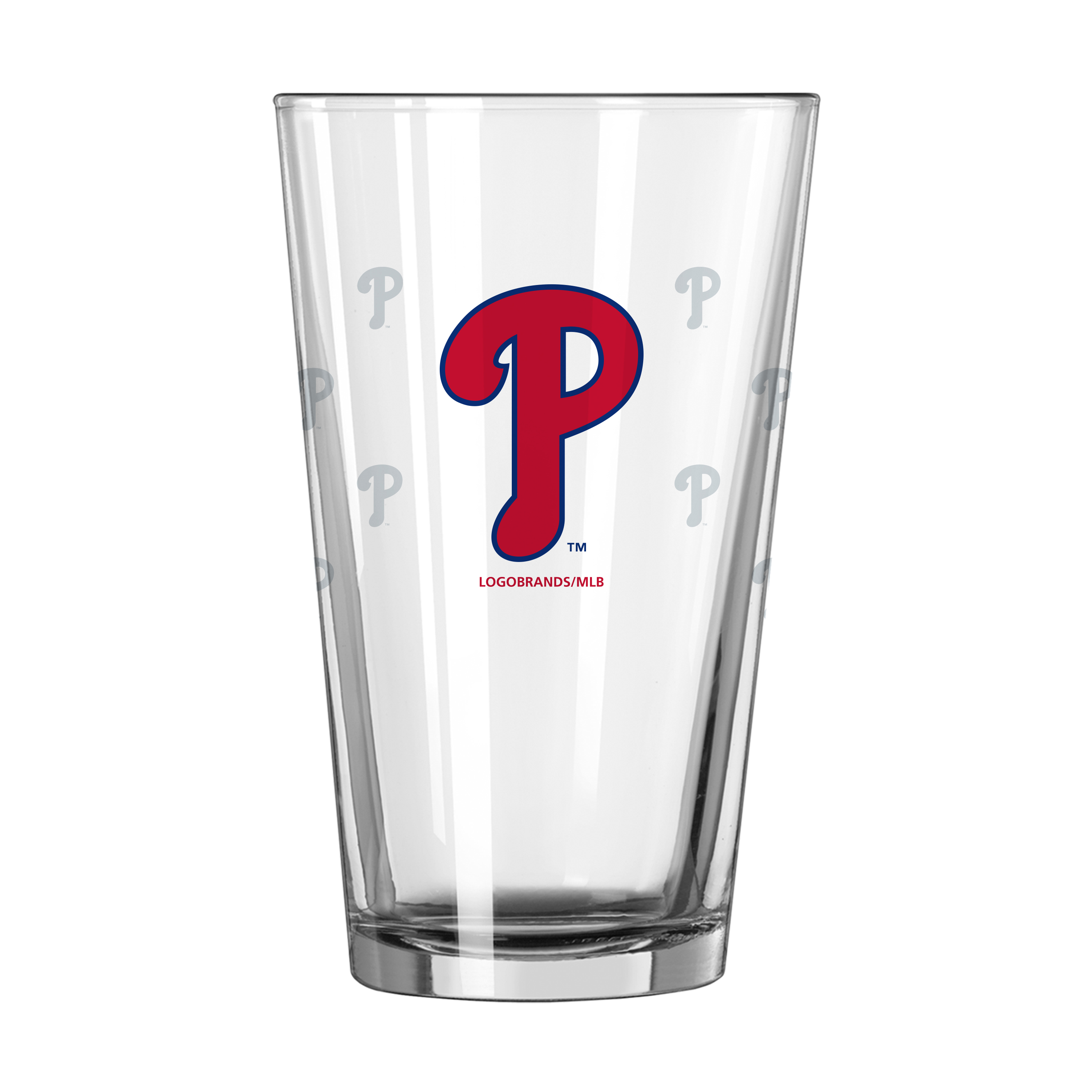 Philadelphia Phillies 16oz Satin Etch Pint Glass  