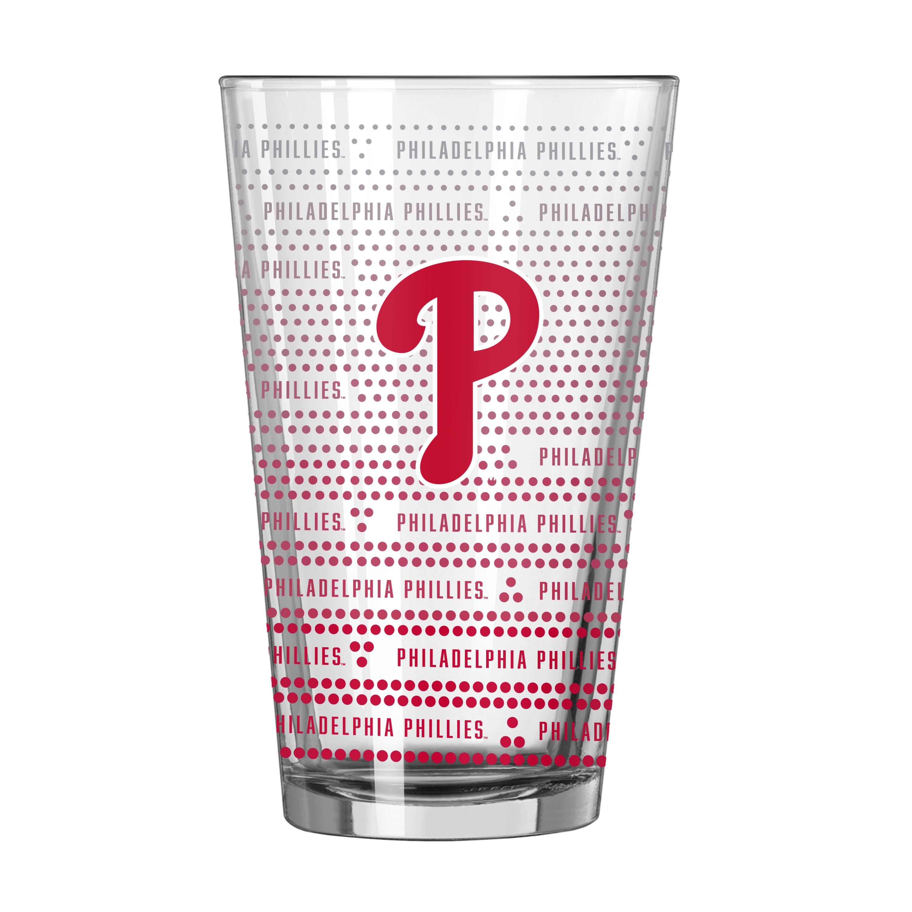 Philadelphia Phillies 16oz Chant Fade Pint Glass  