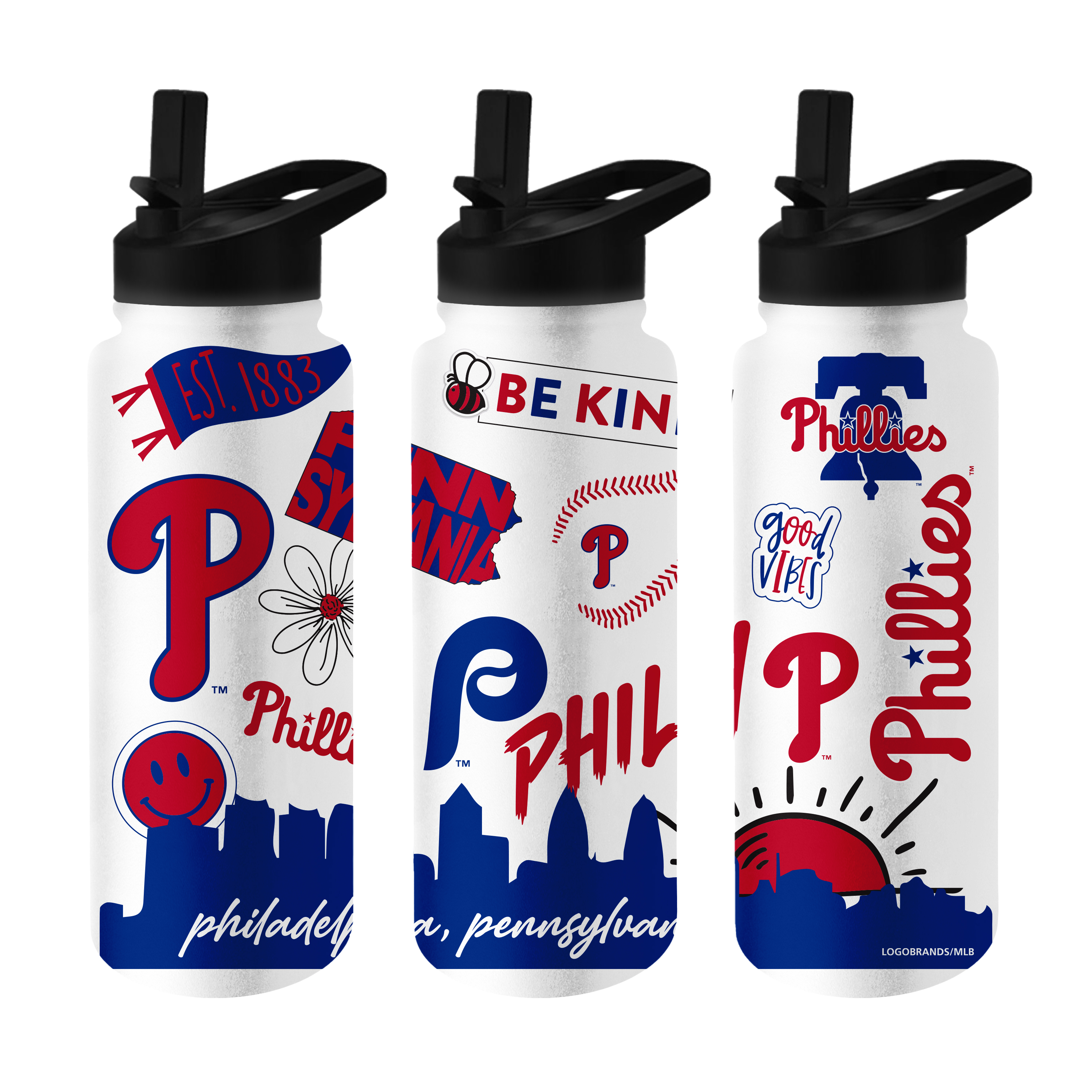 Philadelphia Phillies 34oz Native Quencher Bottle  