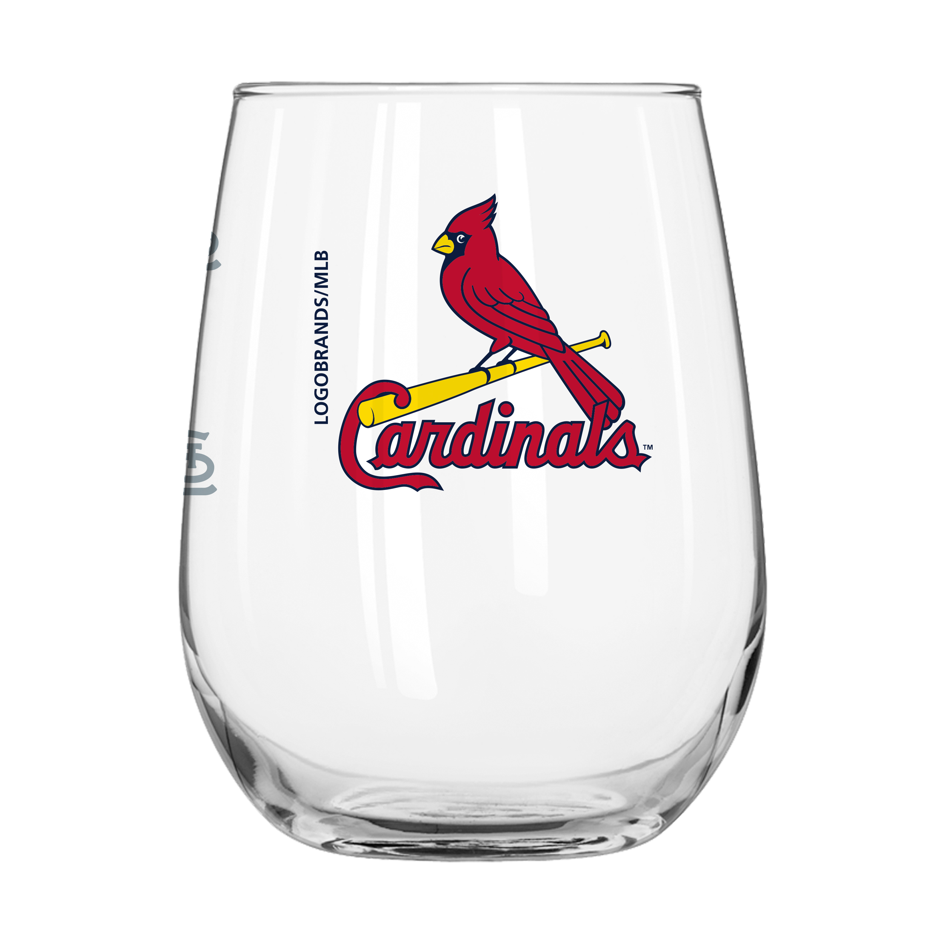 St. Louis Cardinals 16oz Satin Etch Curved Beverage Glass  