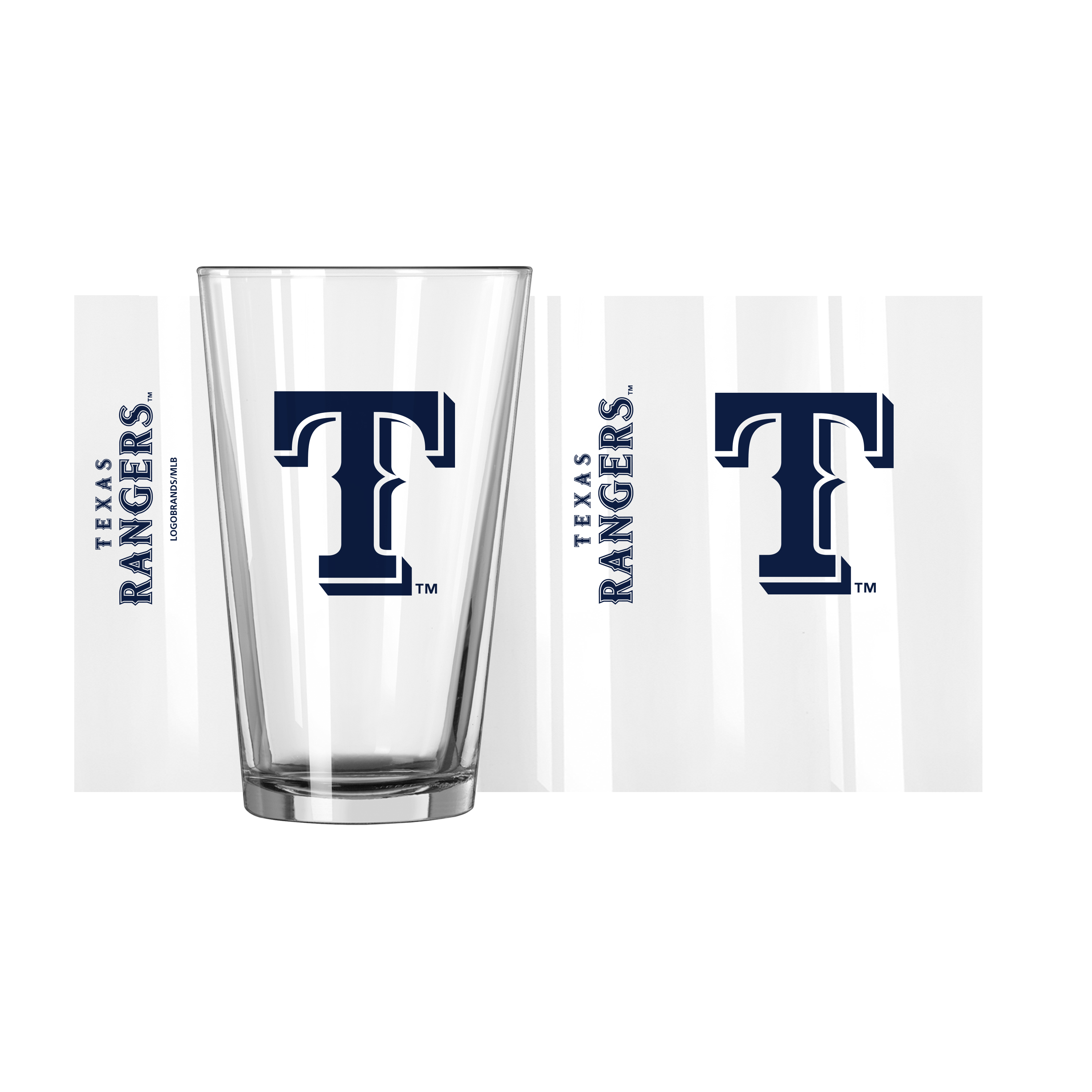 Texas Rangers 16oz Gameday Pint Glass  