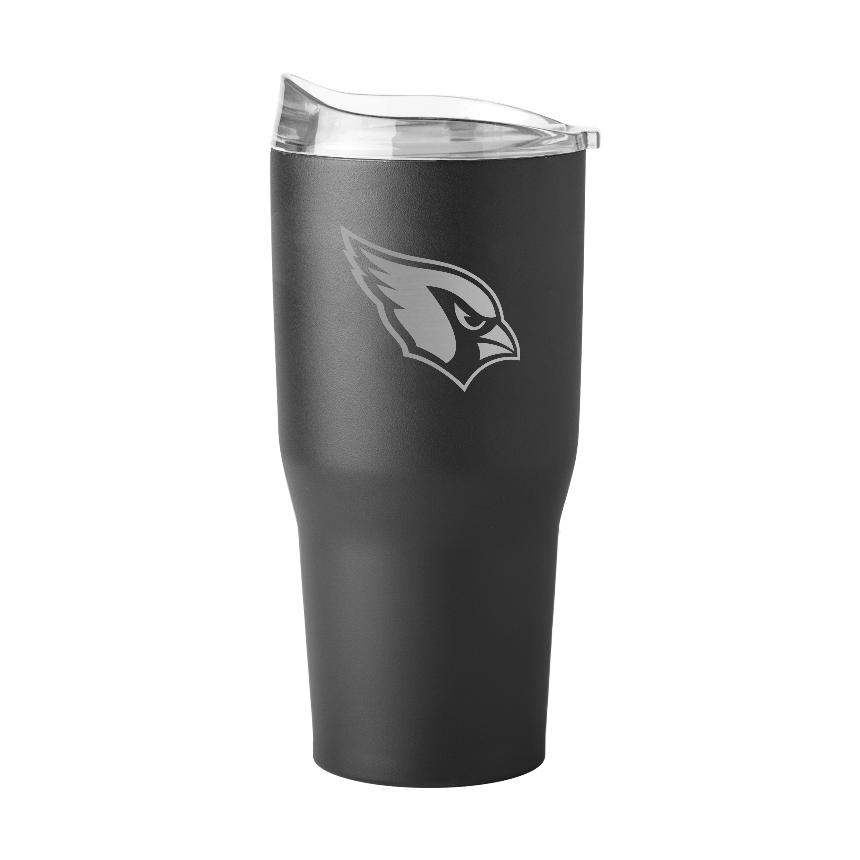 Arizona Cardinals 30oz Etch Black Powder Coat Tumbler    