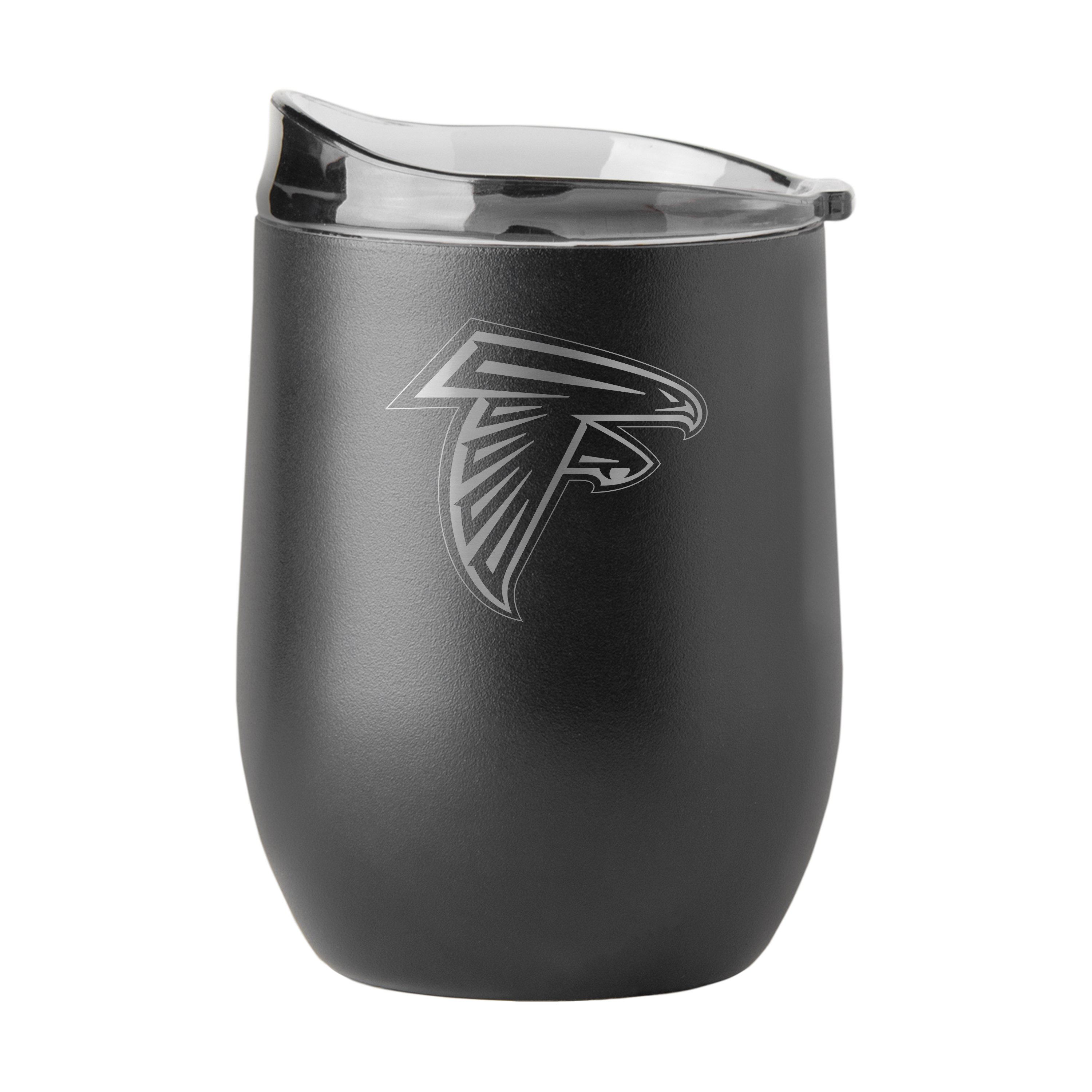Atlanta Falcons Curved Beverage Etched Tumbler    