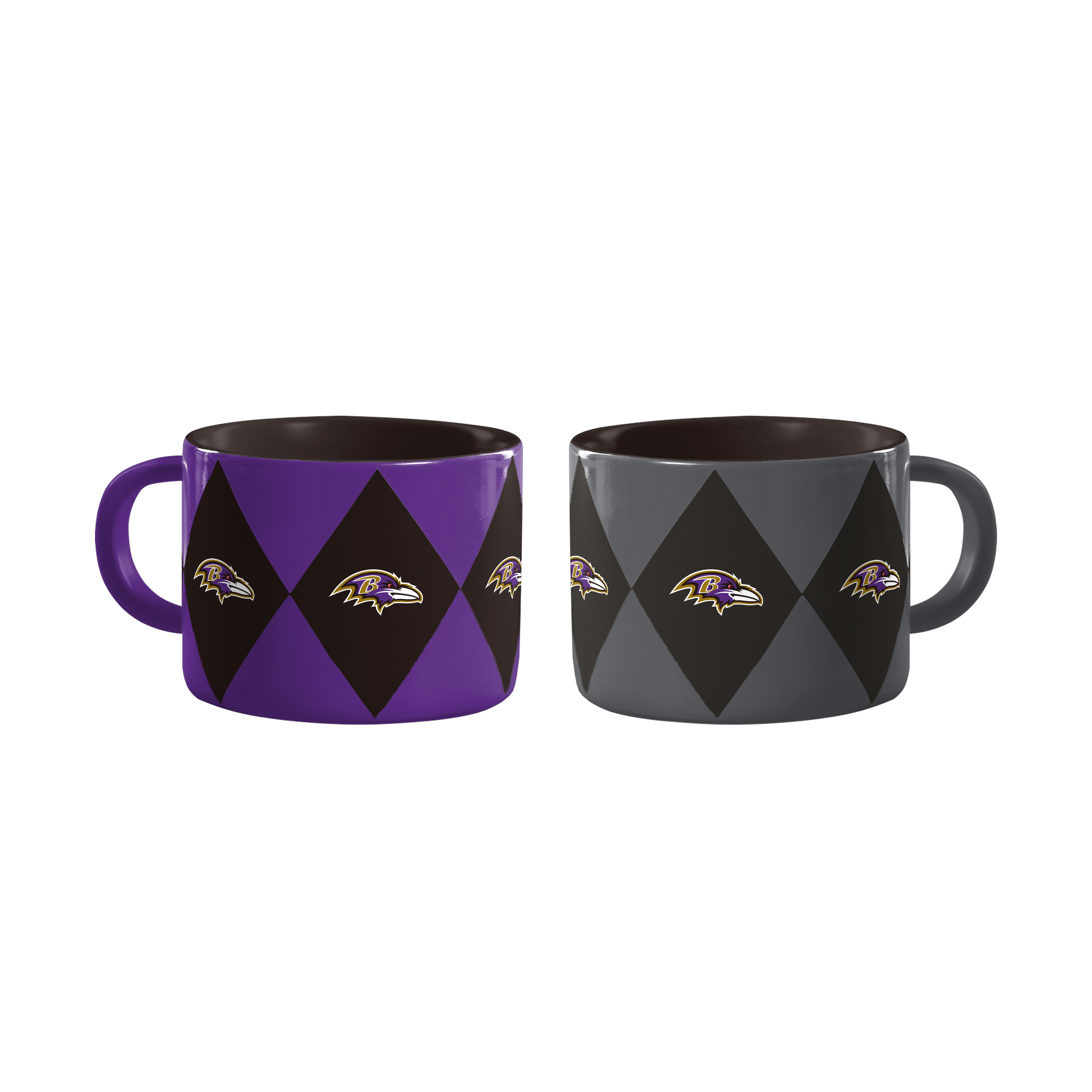 Baltimore Ravens 18oz Diamond Mug 2 Pack  