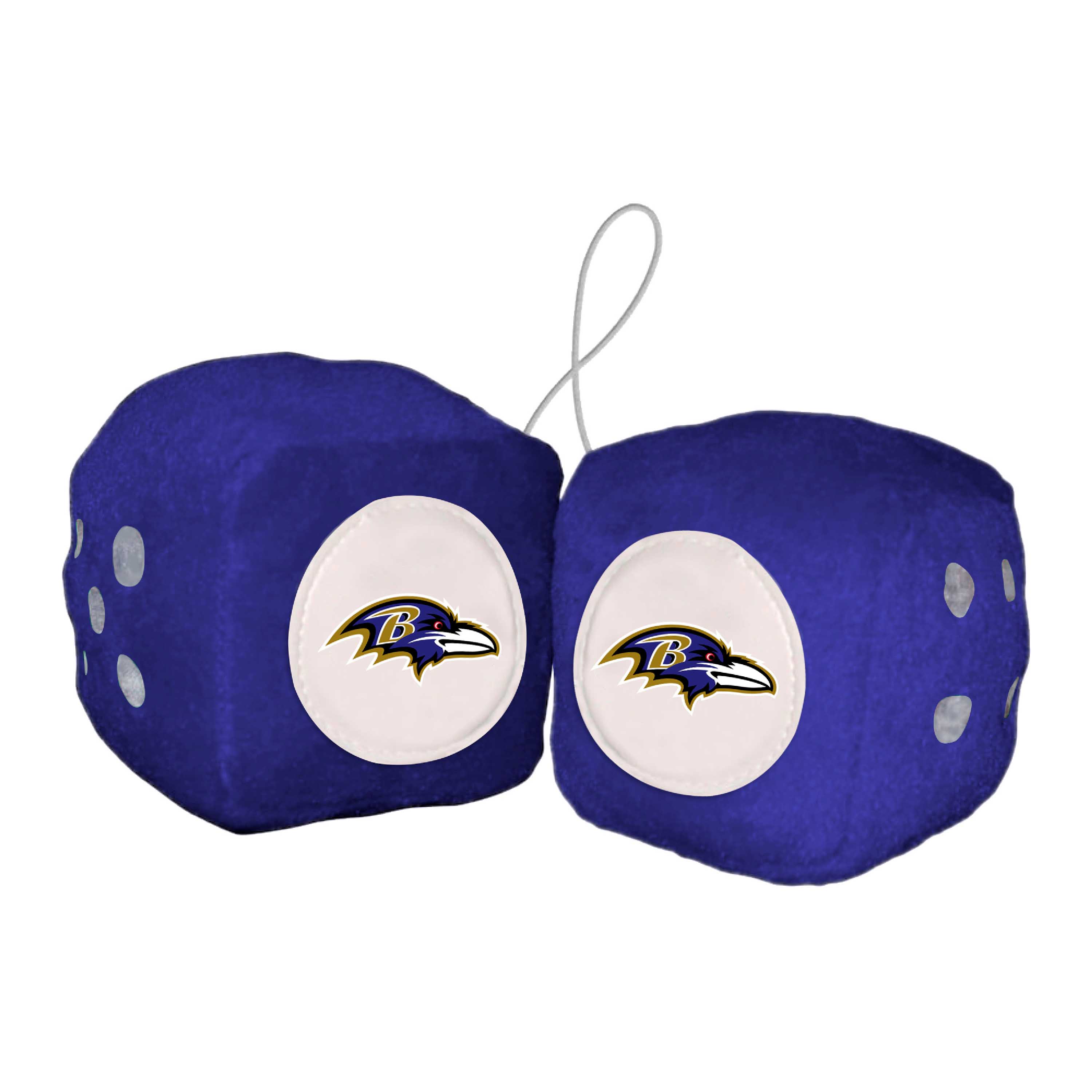 Baltimore Ravens Fuzzy Dice    