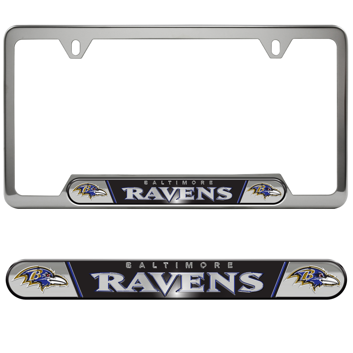Baltimore Ravens Embossed License Plate Frame    