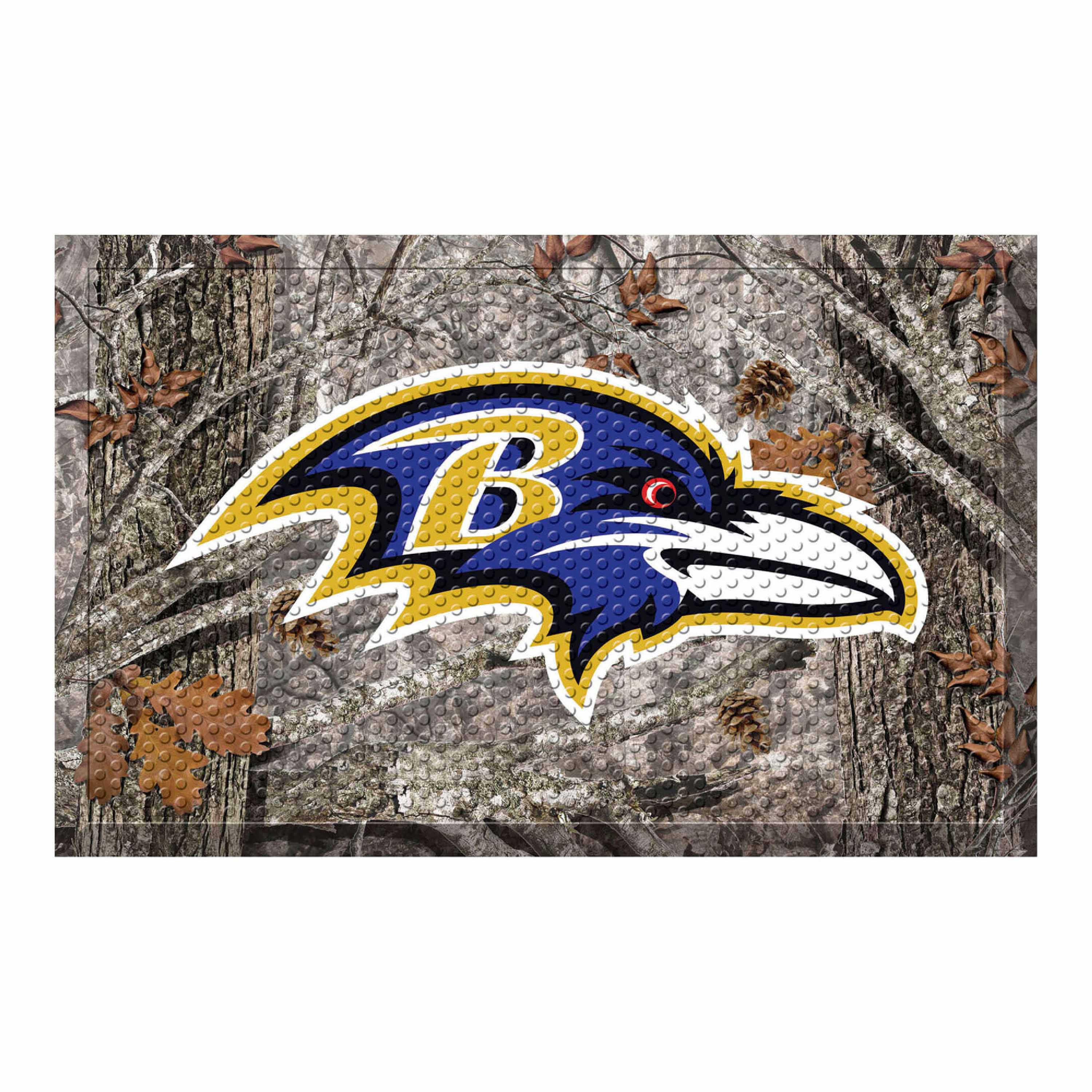 Baltimore Ravens Camo Scraper Mat  