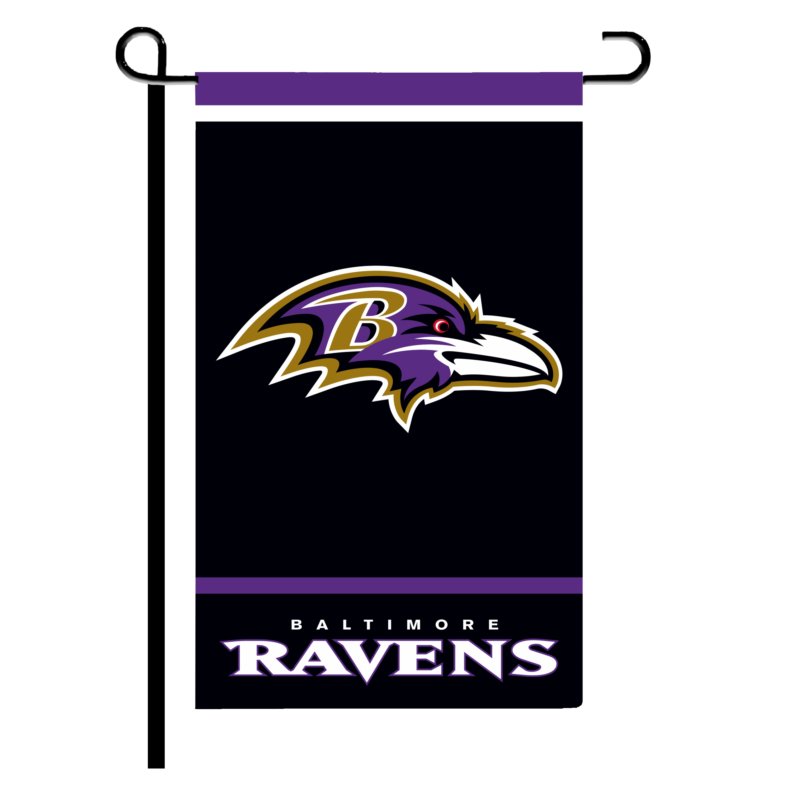 Baltimore Ravens Garden Flag 12x18  