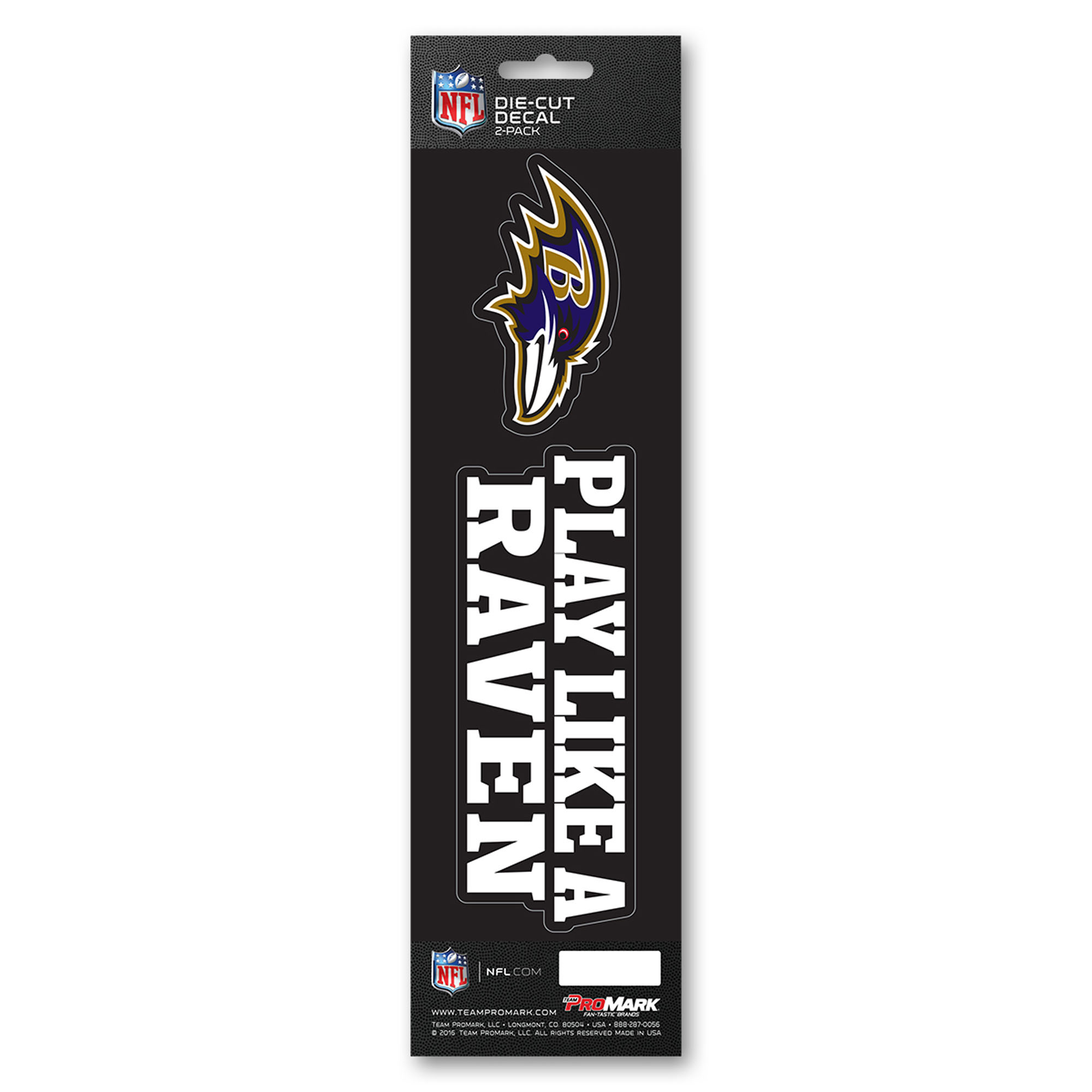Baltimore Ravens Team Slogan Decal    