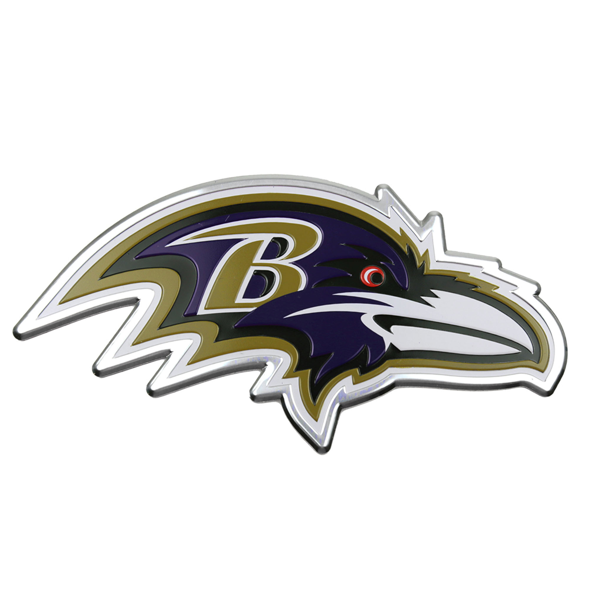 Baltimore Ravens Embossed Color Emblem    