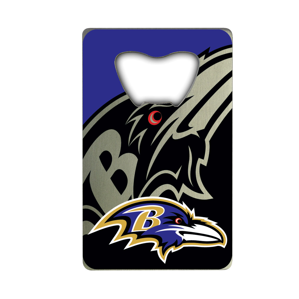 Baltimore Ravens Credit Card Bottle Opener    