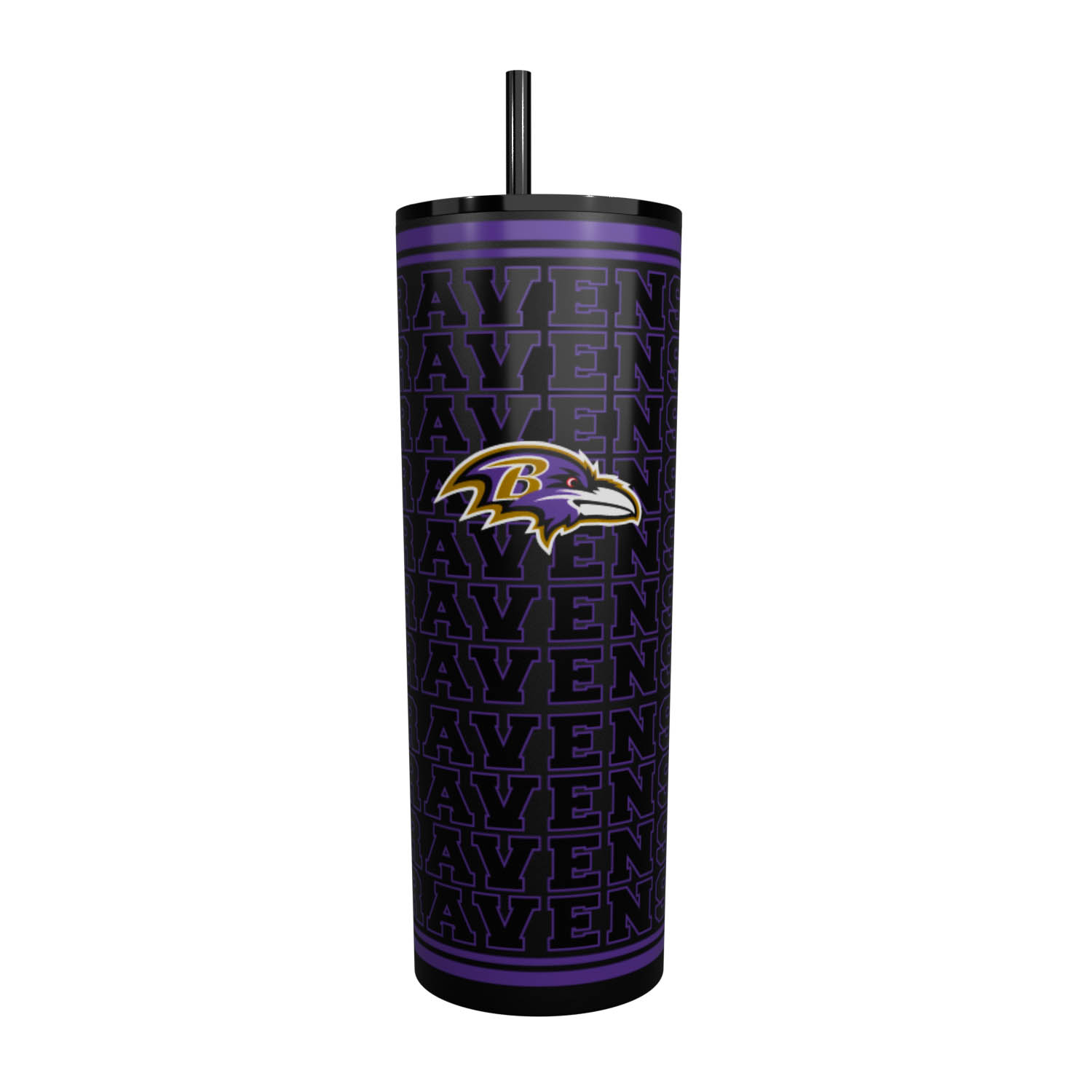 Baltimore Ravens 30oz Echo SS Straw Tumbler  