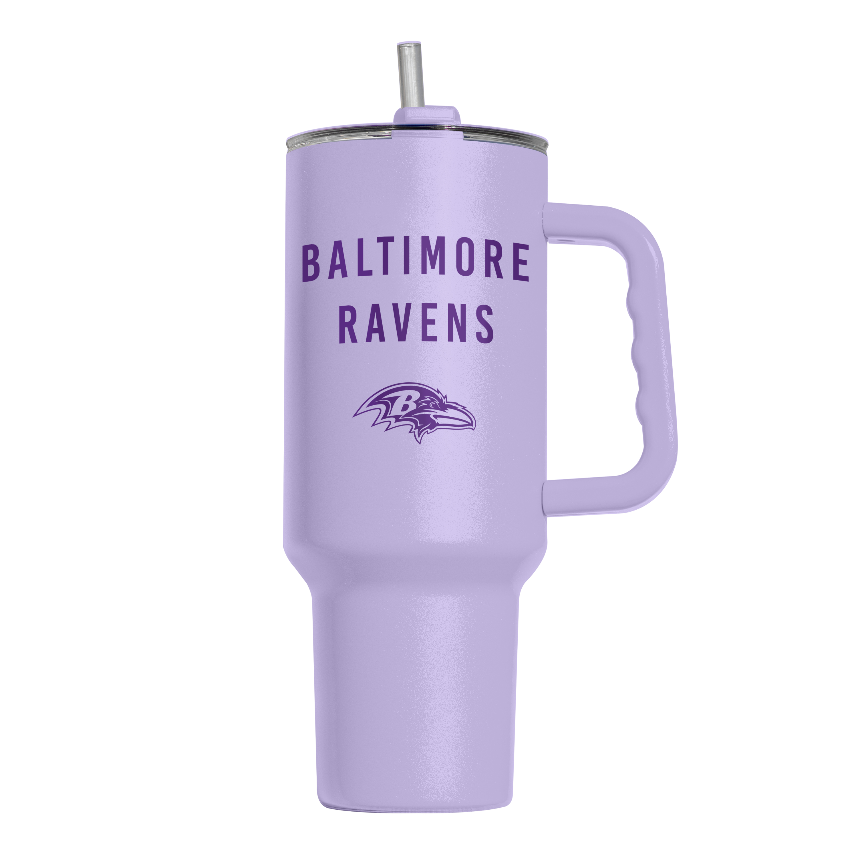 Baltimore Ravens 40oz Tonal Lavender Powder Coat Tumbler  