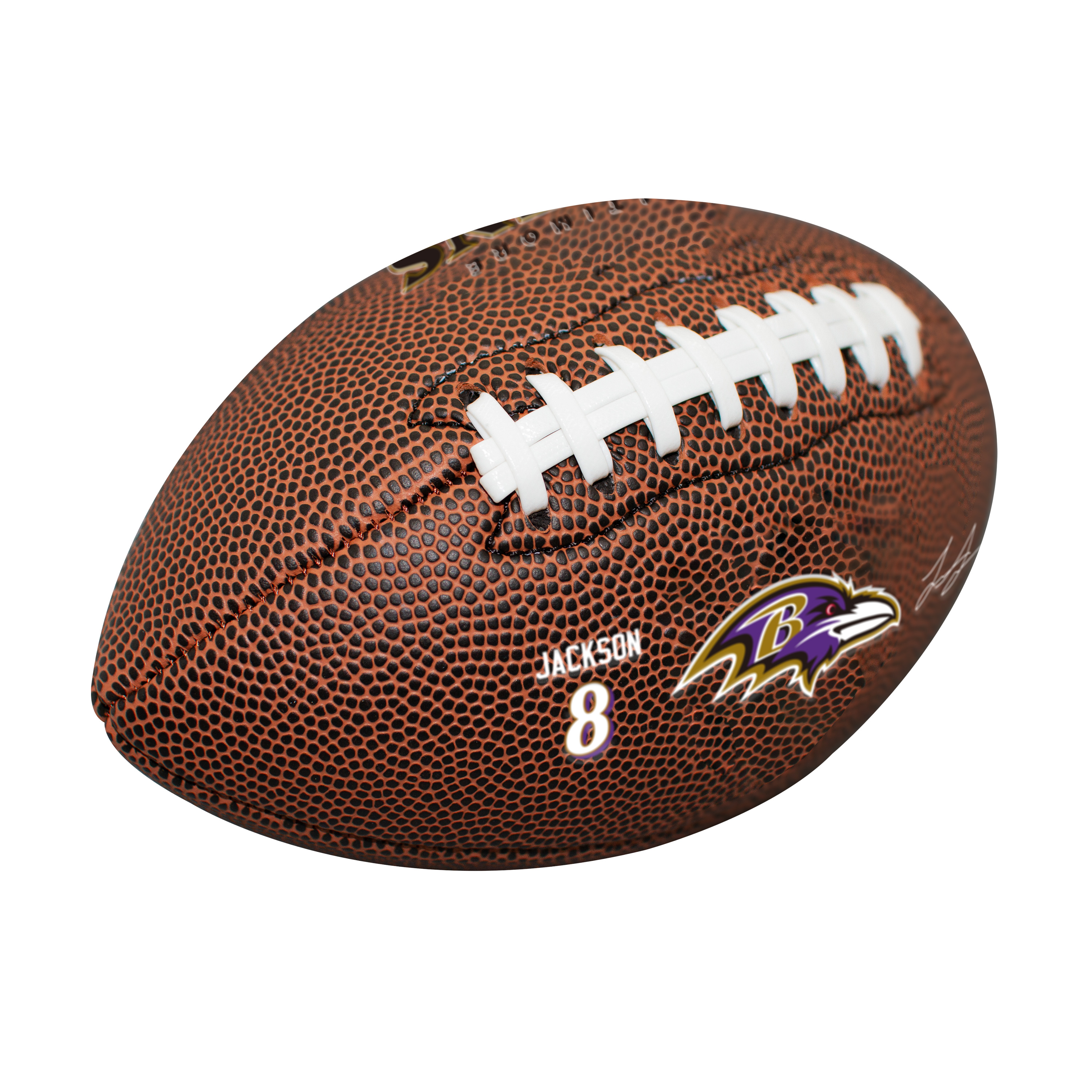 Baltimore Ravens Mini Lamar Jackson Size Composite Football  