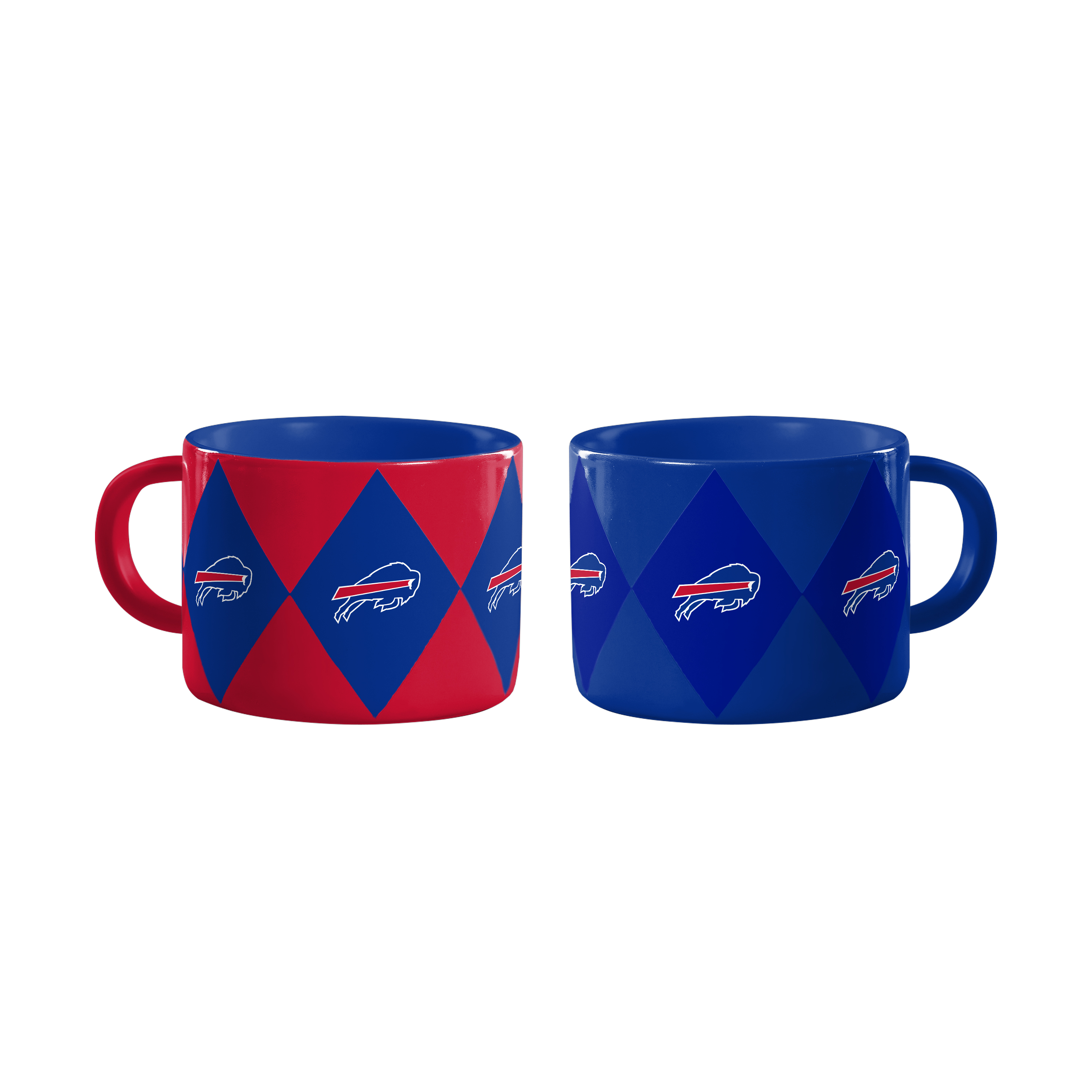 Buffalo Bills 18oz Diamond Mug 2 Pack  