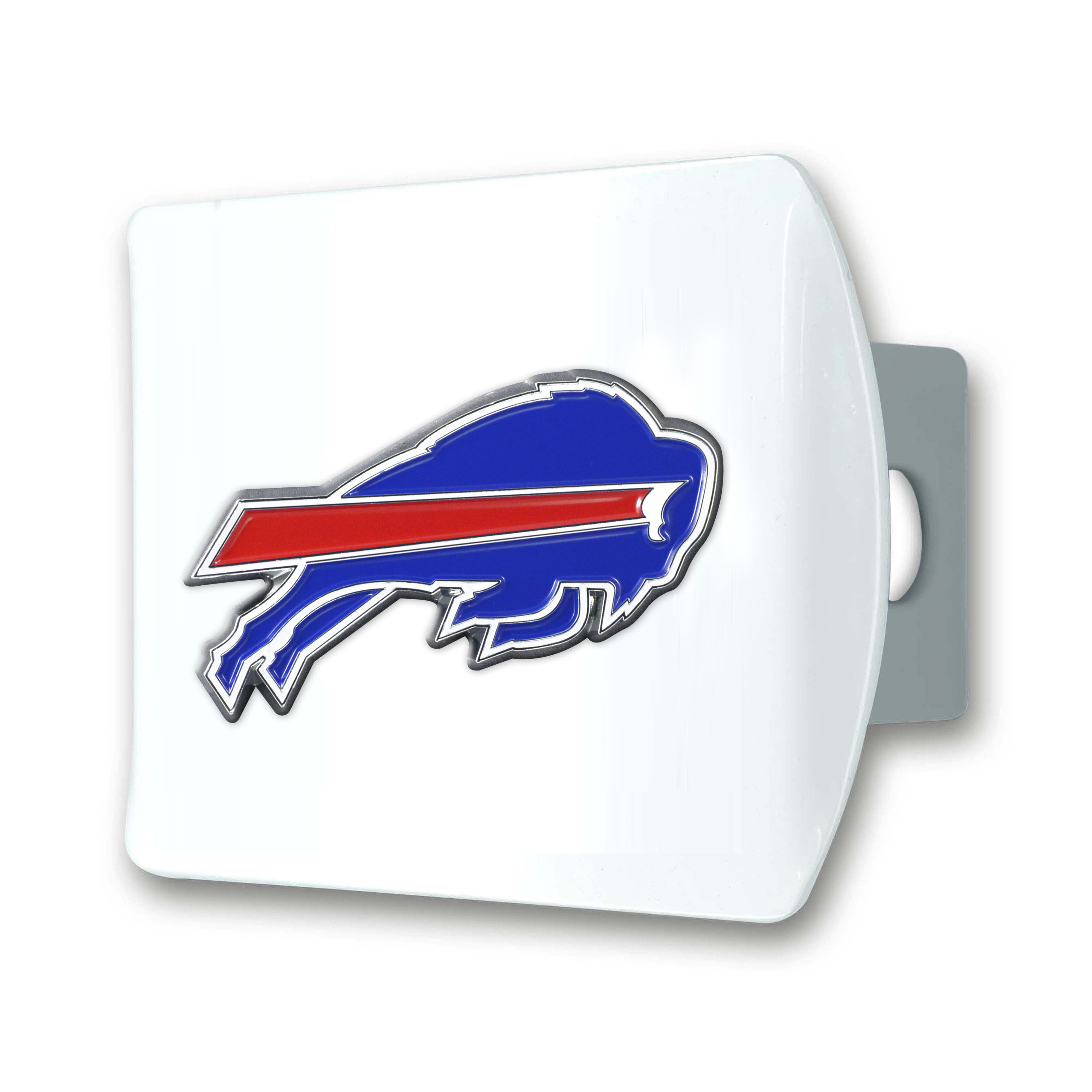 Buffalo Bills Color on White Hitch Cover  