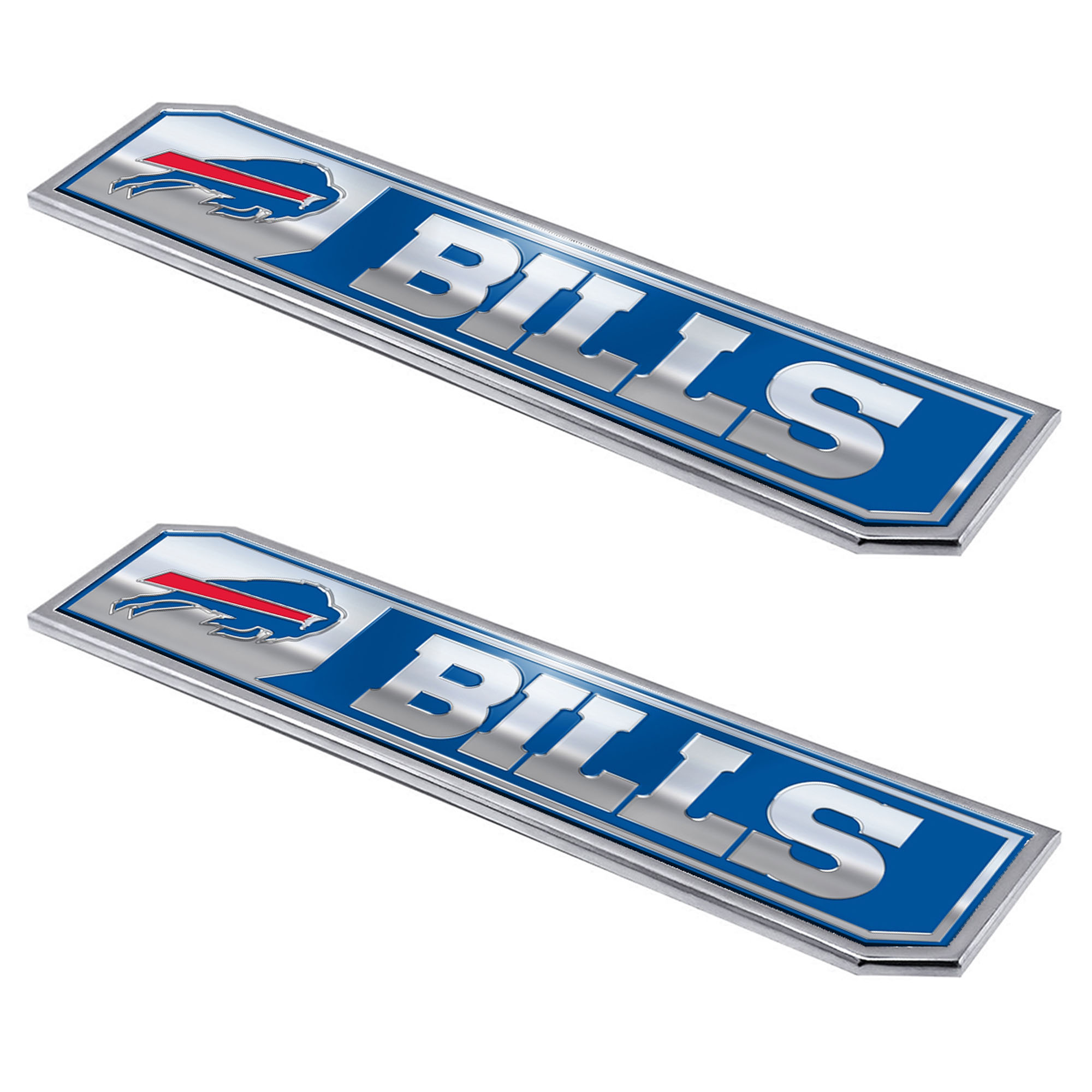 Buffalo Bills Embossed Truck Emblem 2-pk    