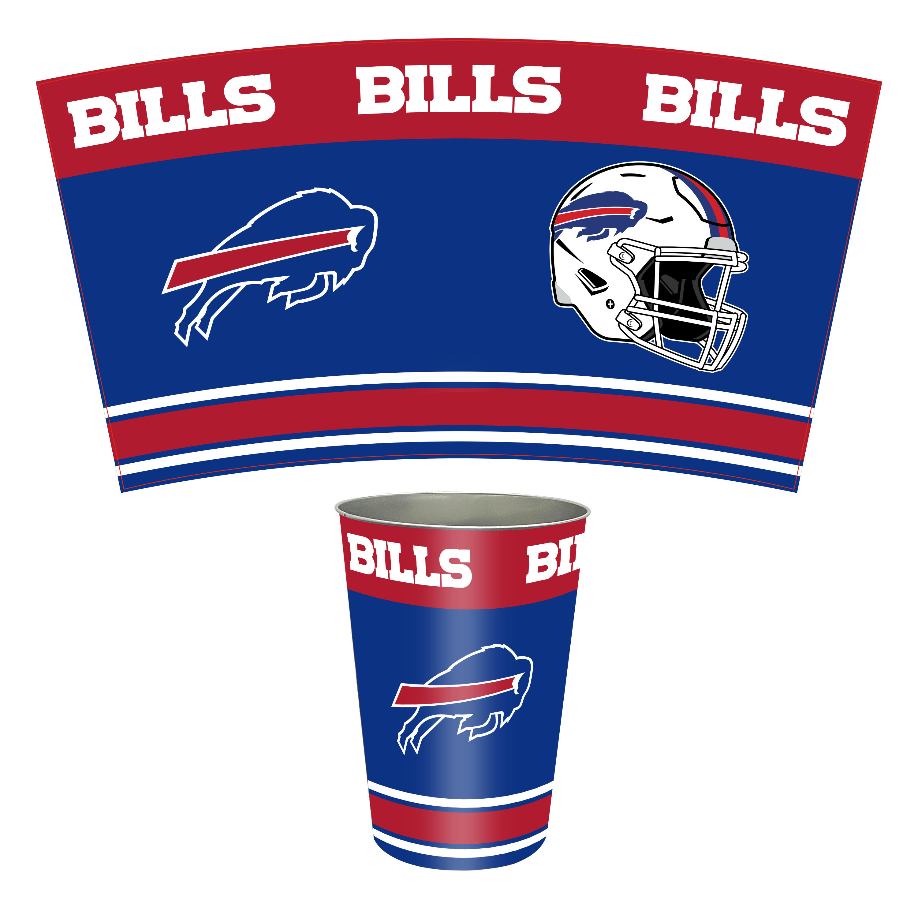 Buffalo Bills Wastebasket    