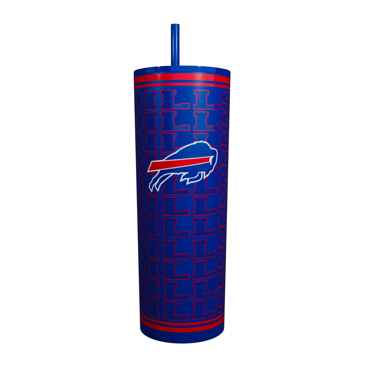 Buffalo Bills 30oz Echo SS Straw Tumbler  