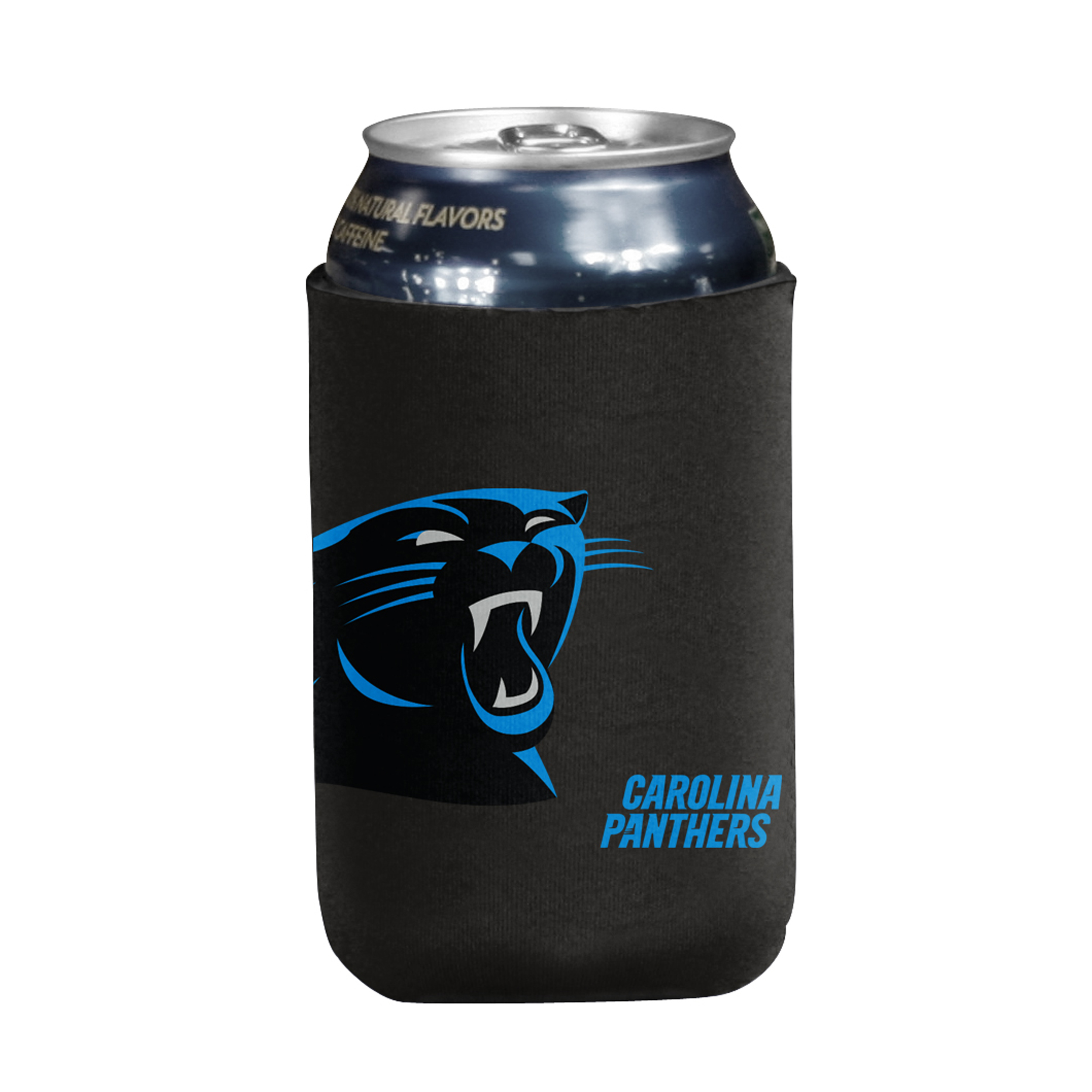 Carolina Panthers Oversized Logo Insulated Can Sleeve    