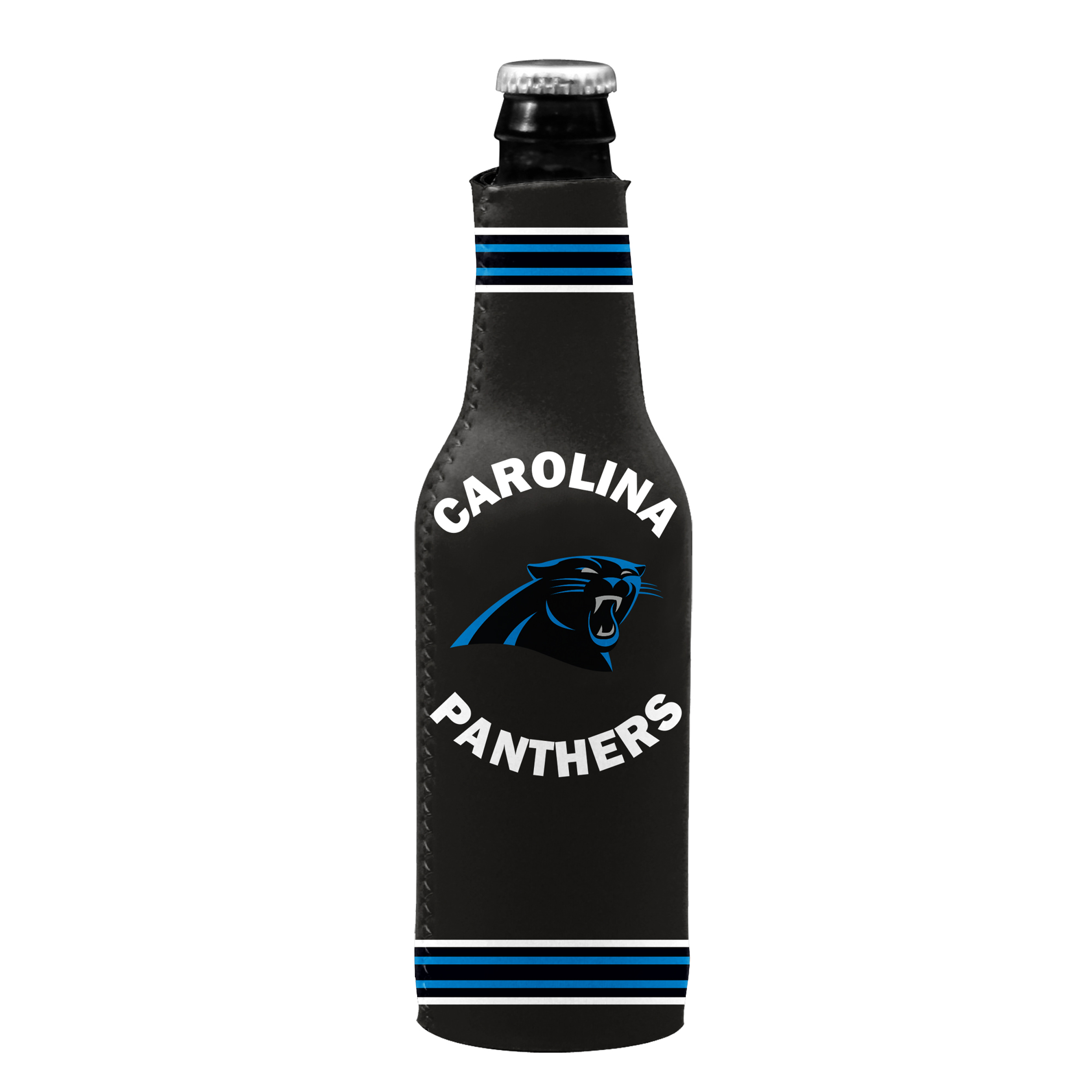 Carolina Panthers Crest Logo Insulated Bottle Sleeve    
