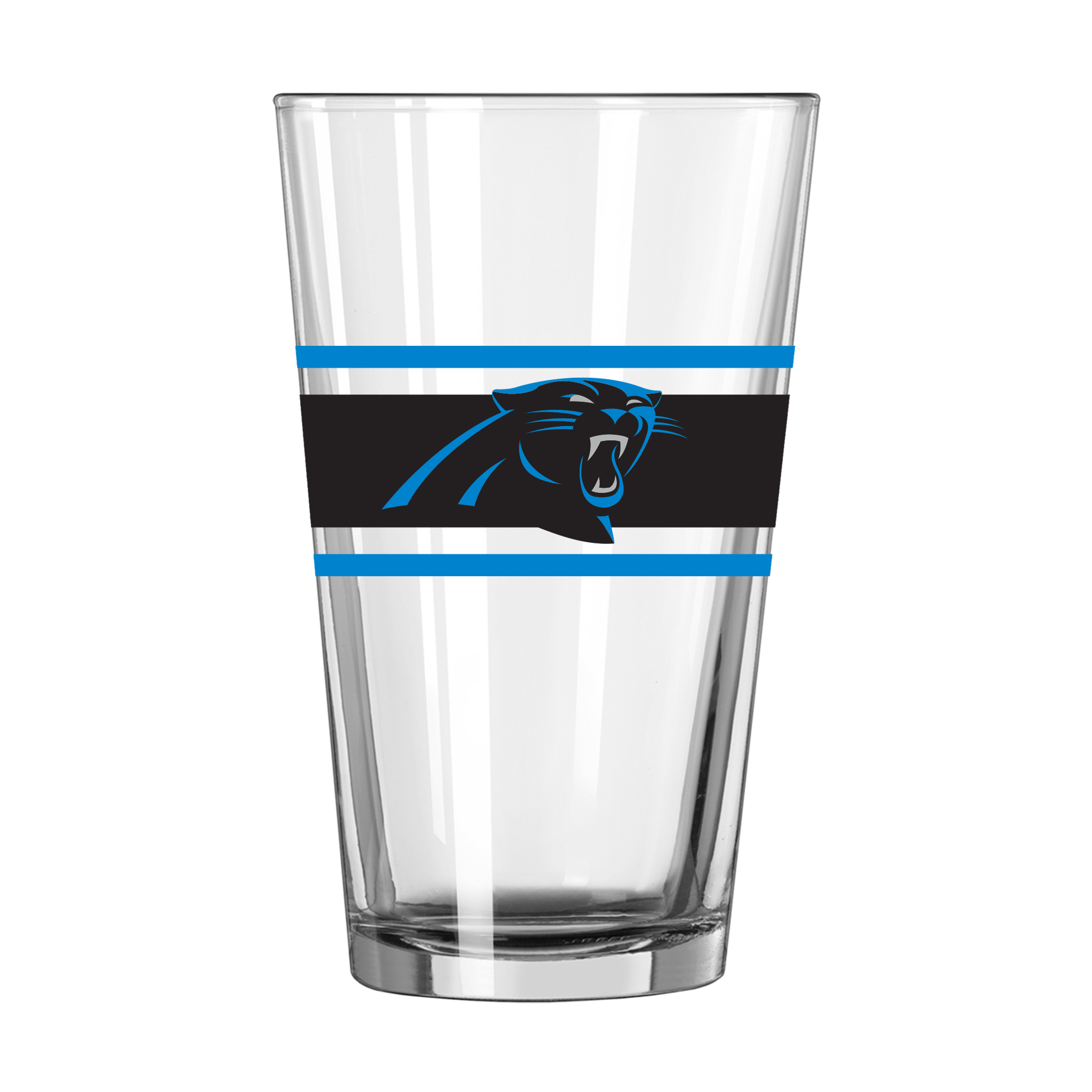 Carolina Panthers 16oz Stripe Pint Glass    