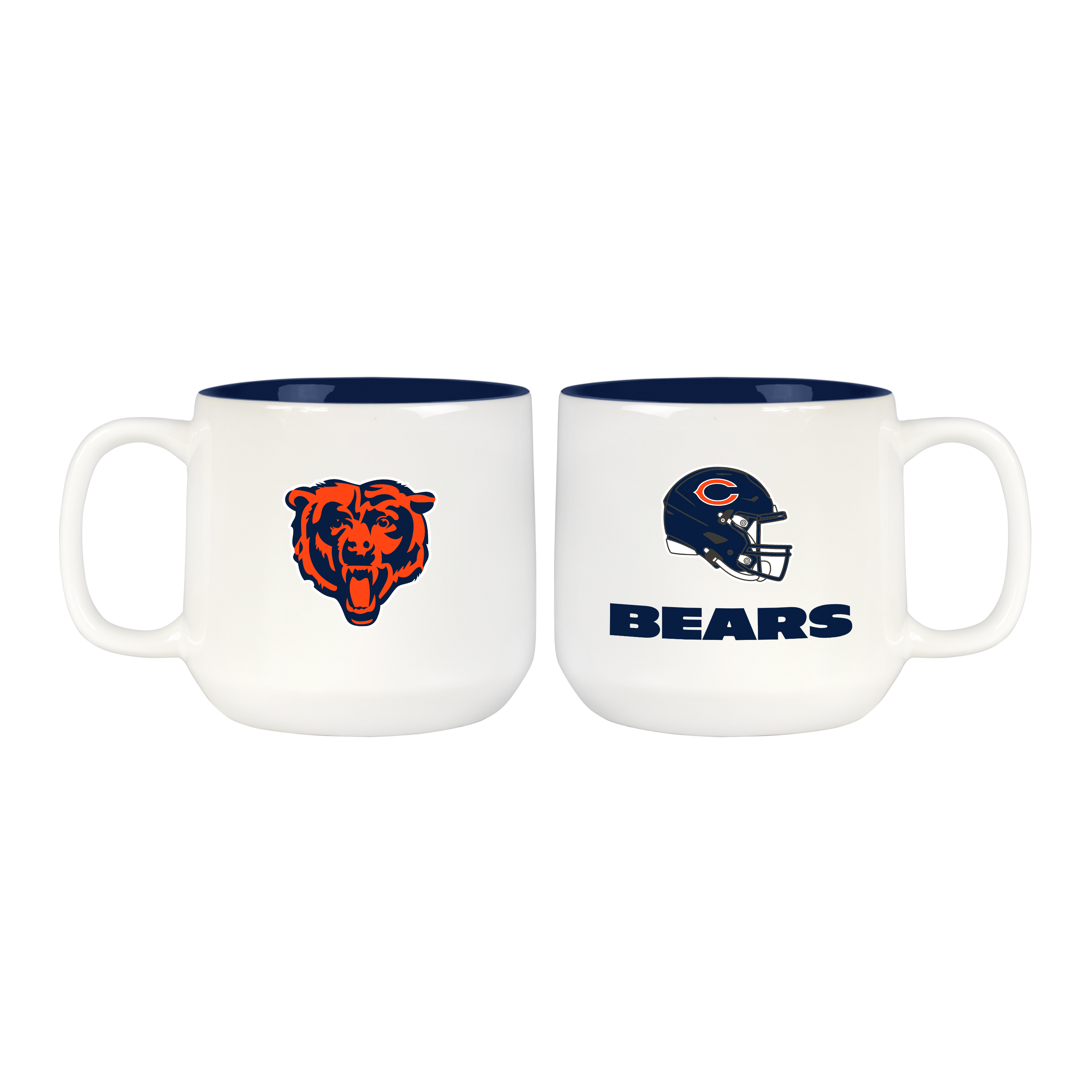 Chicago Bears 15oz Inner Color Mug 2 Pack    