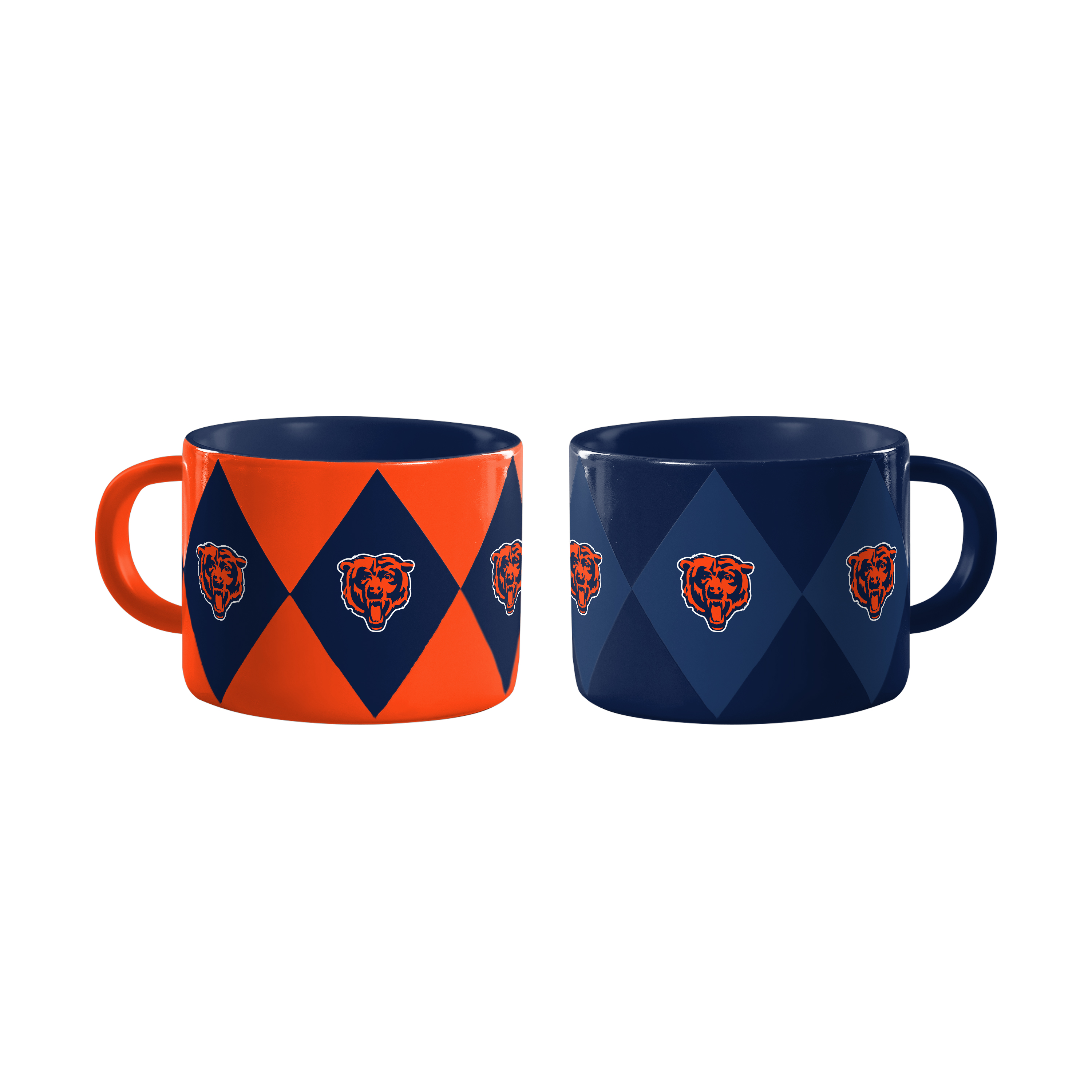 Chicago Bears 18oz Diamond Mug 2 Pack  