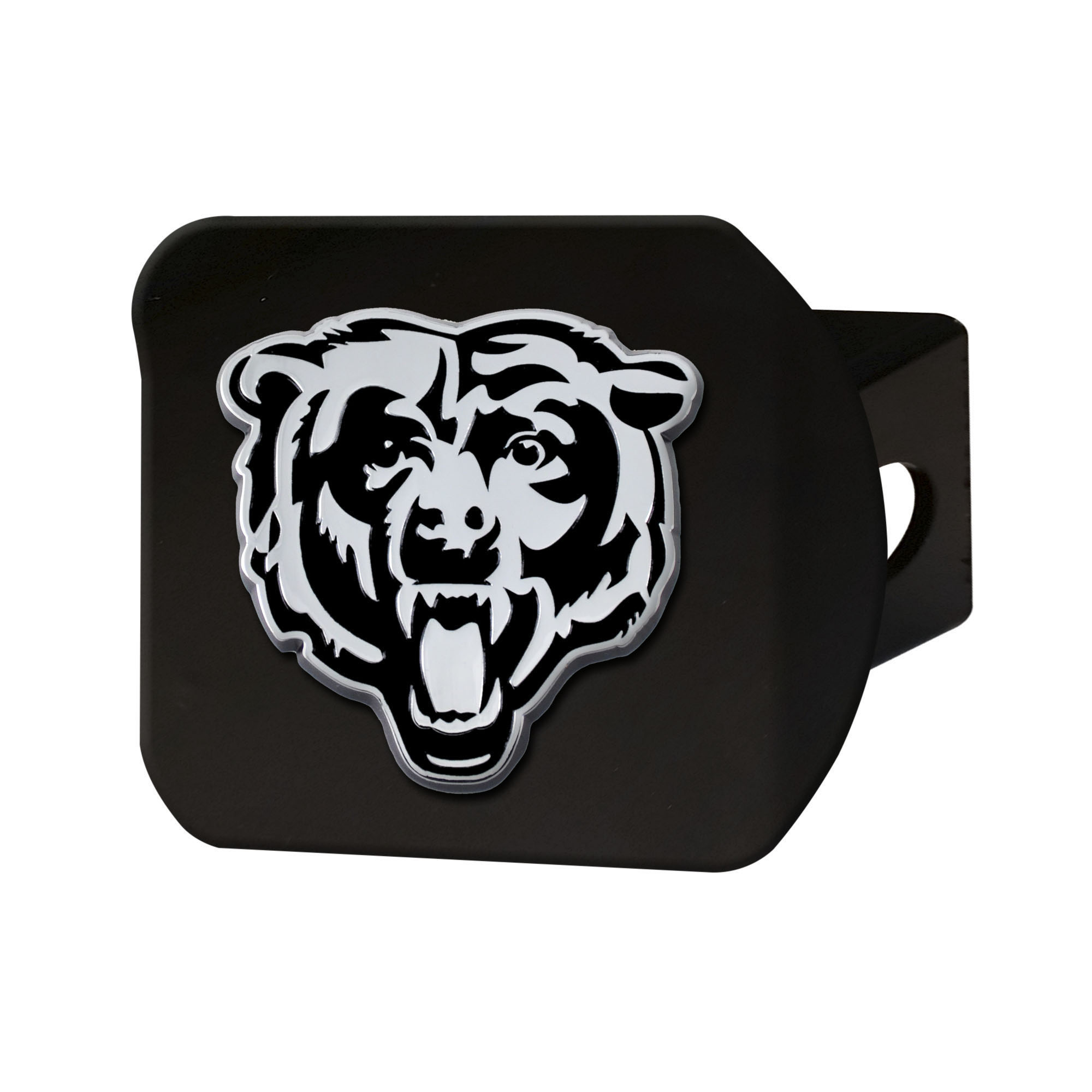 Chicago Bears Chrome on Black Hitch Cover    