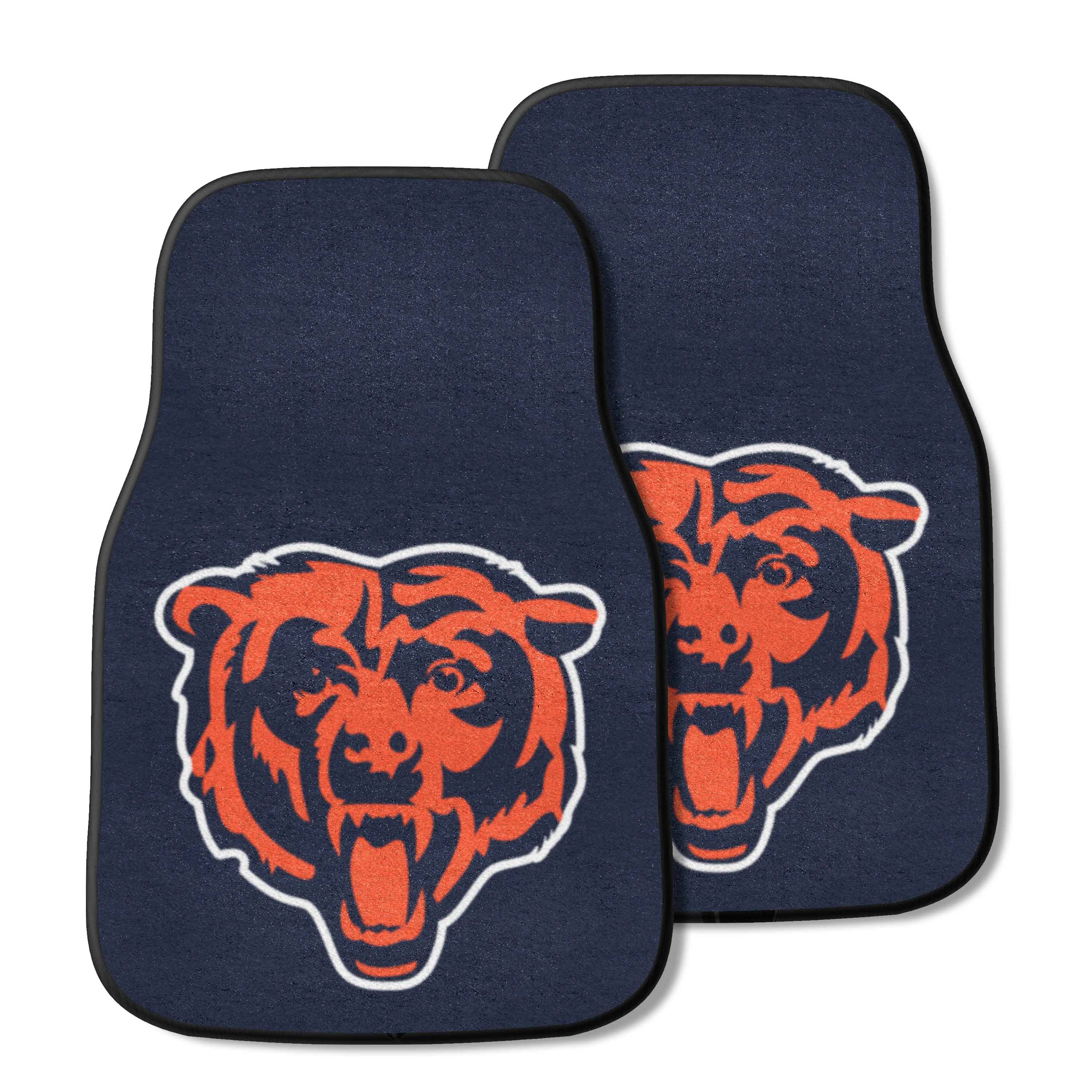 Chicago Bears 2-pc Carpet Car Mat Set  