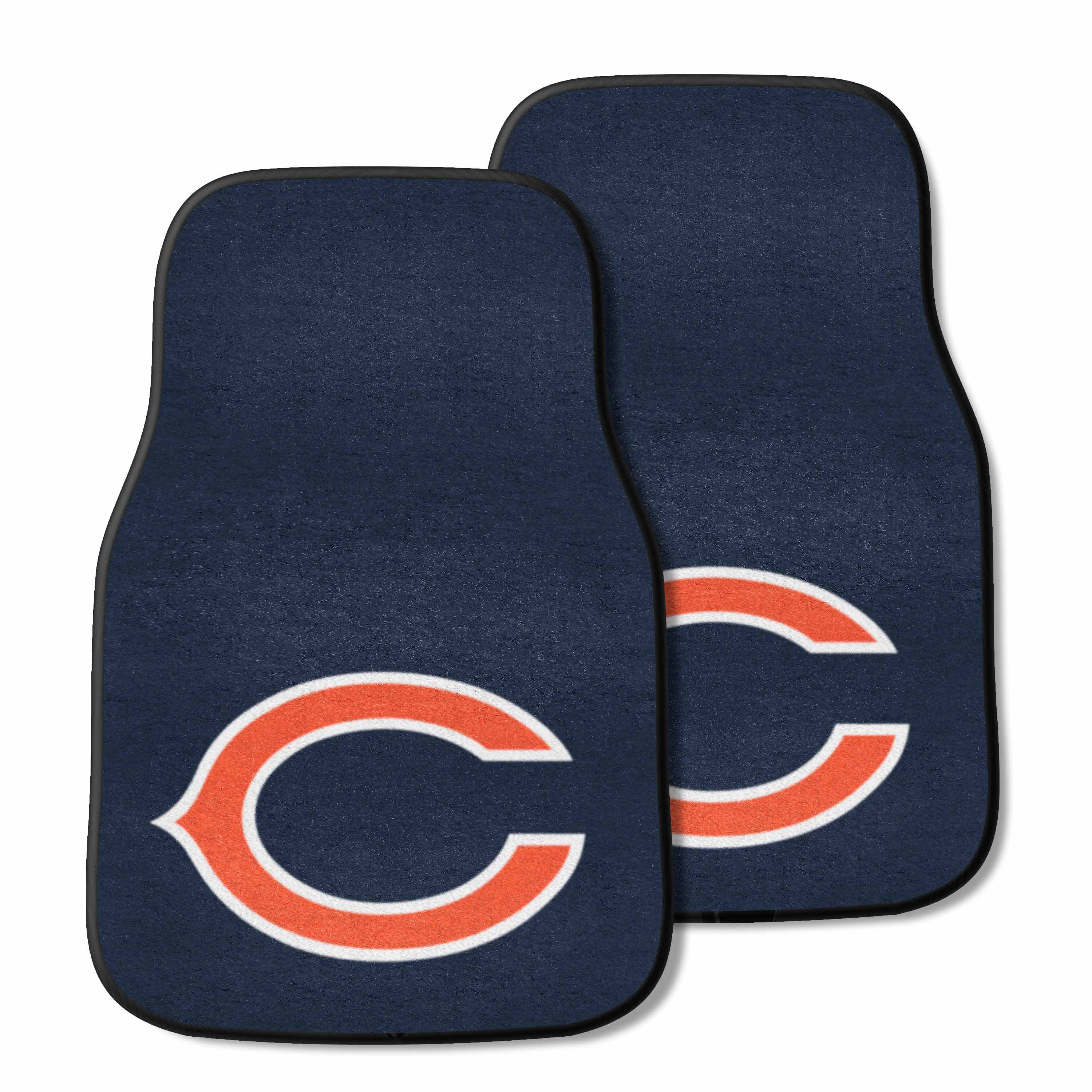 Chicago Bears 2-pc Carpet Car Mat Set  
