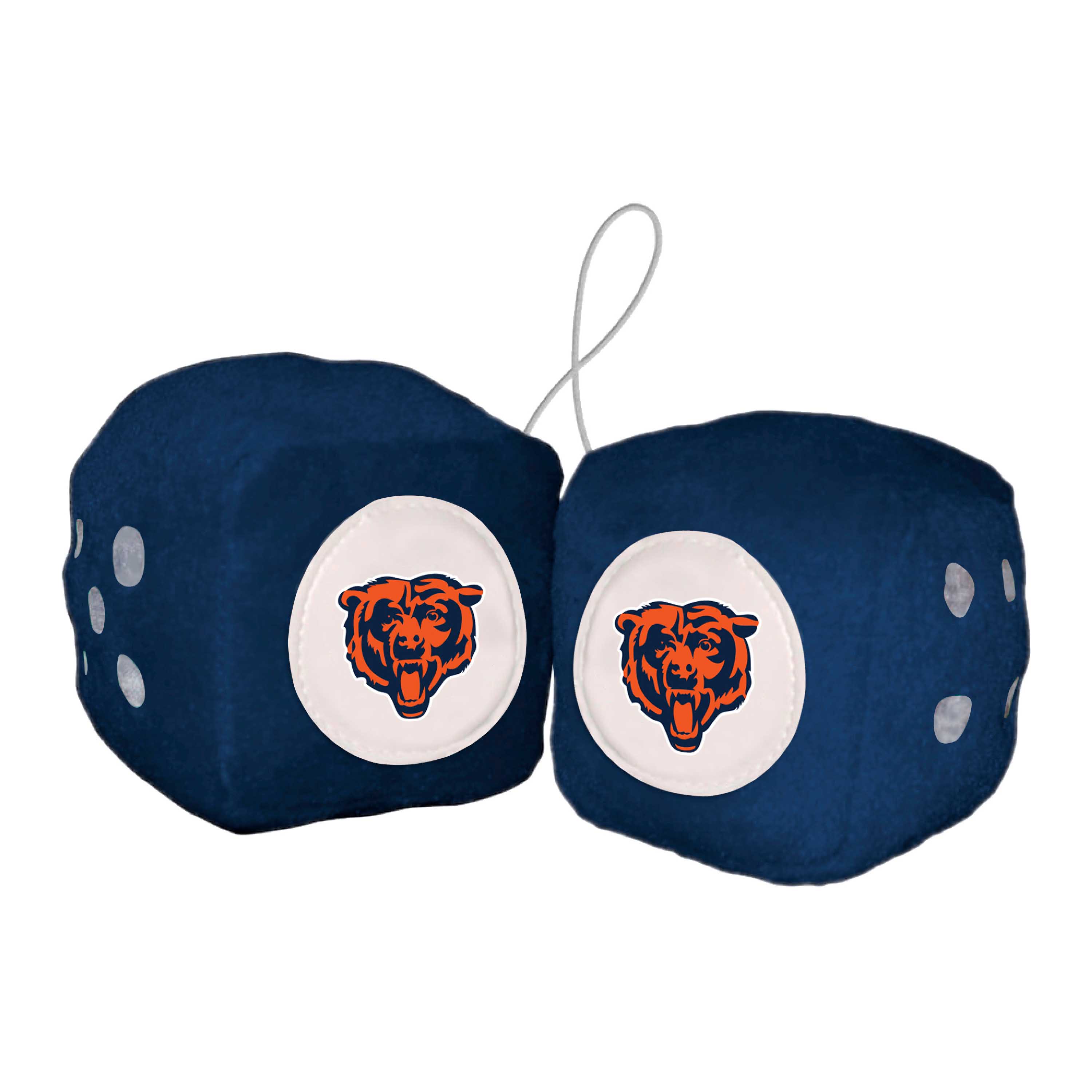 Chicago Bears Fuzzy Dice    
