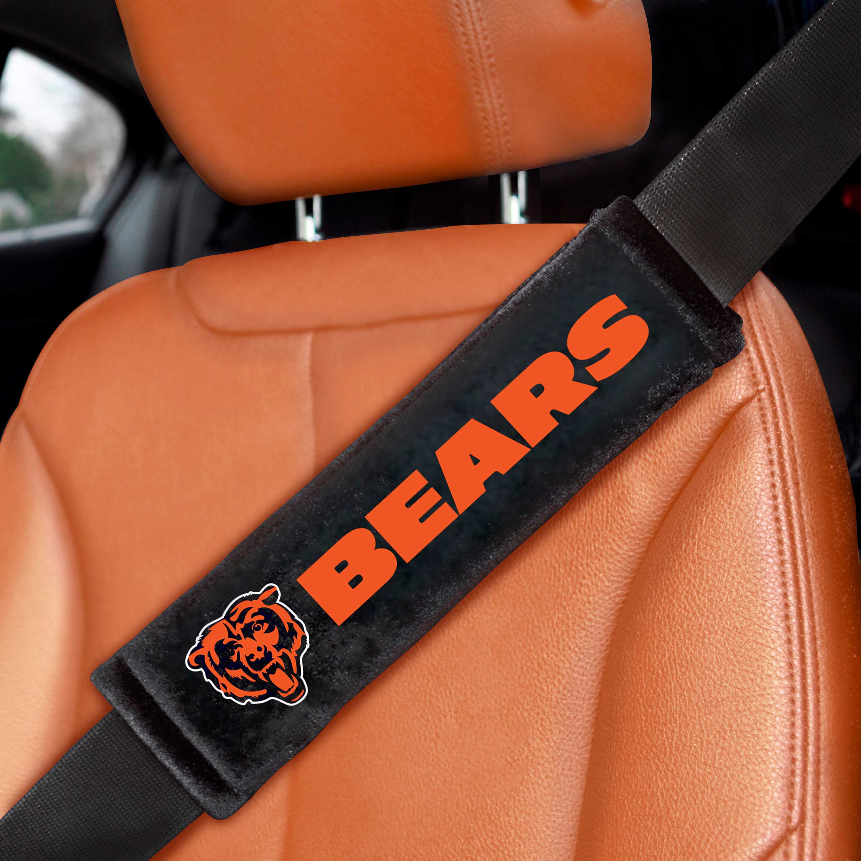 Chicago Bears Embroidered Seatbelt Pad - Pair    