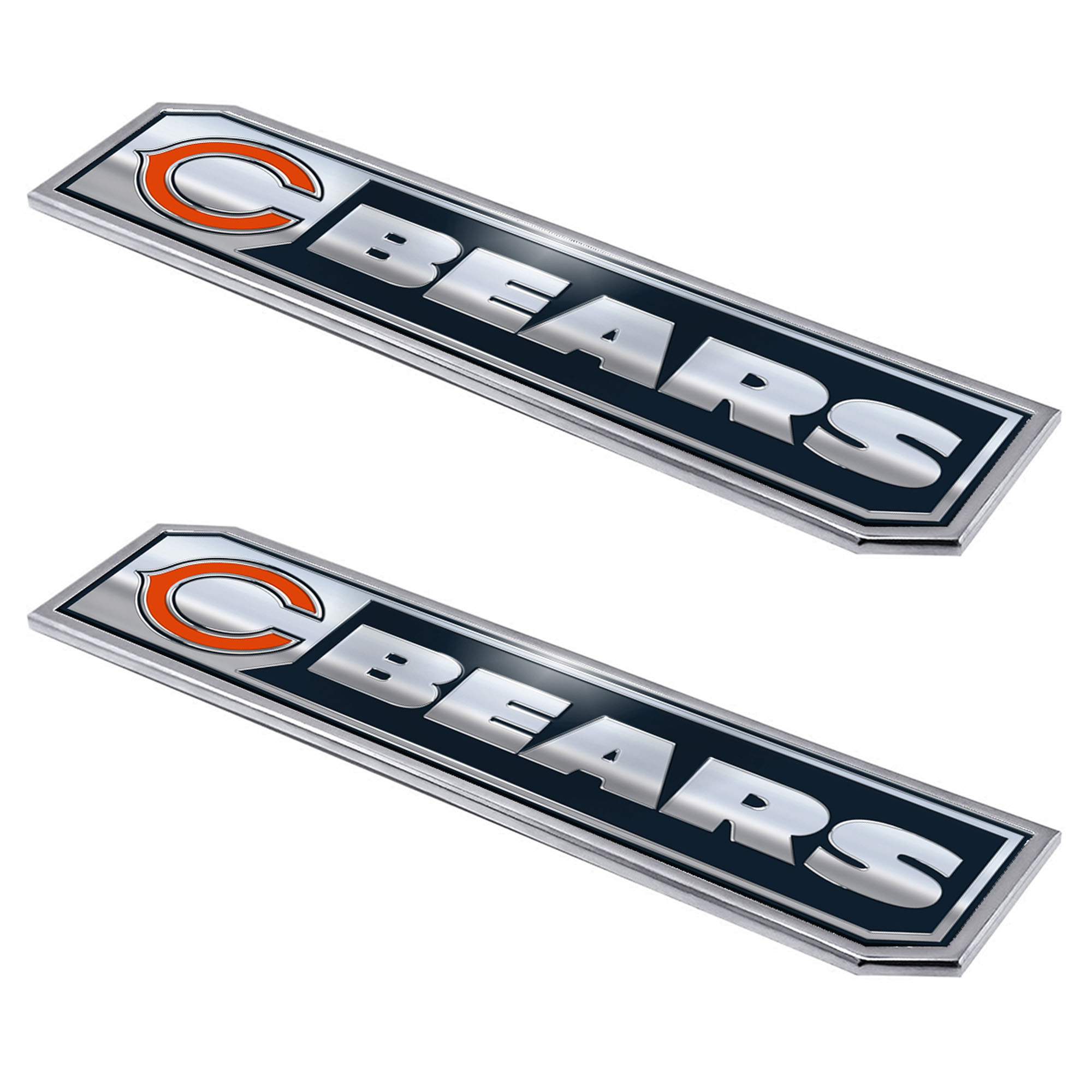 Chicago Bears Embossed Truck Emblem 2-pk    