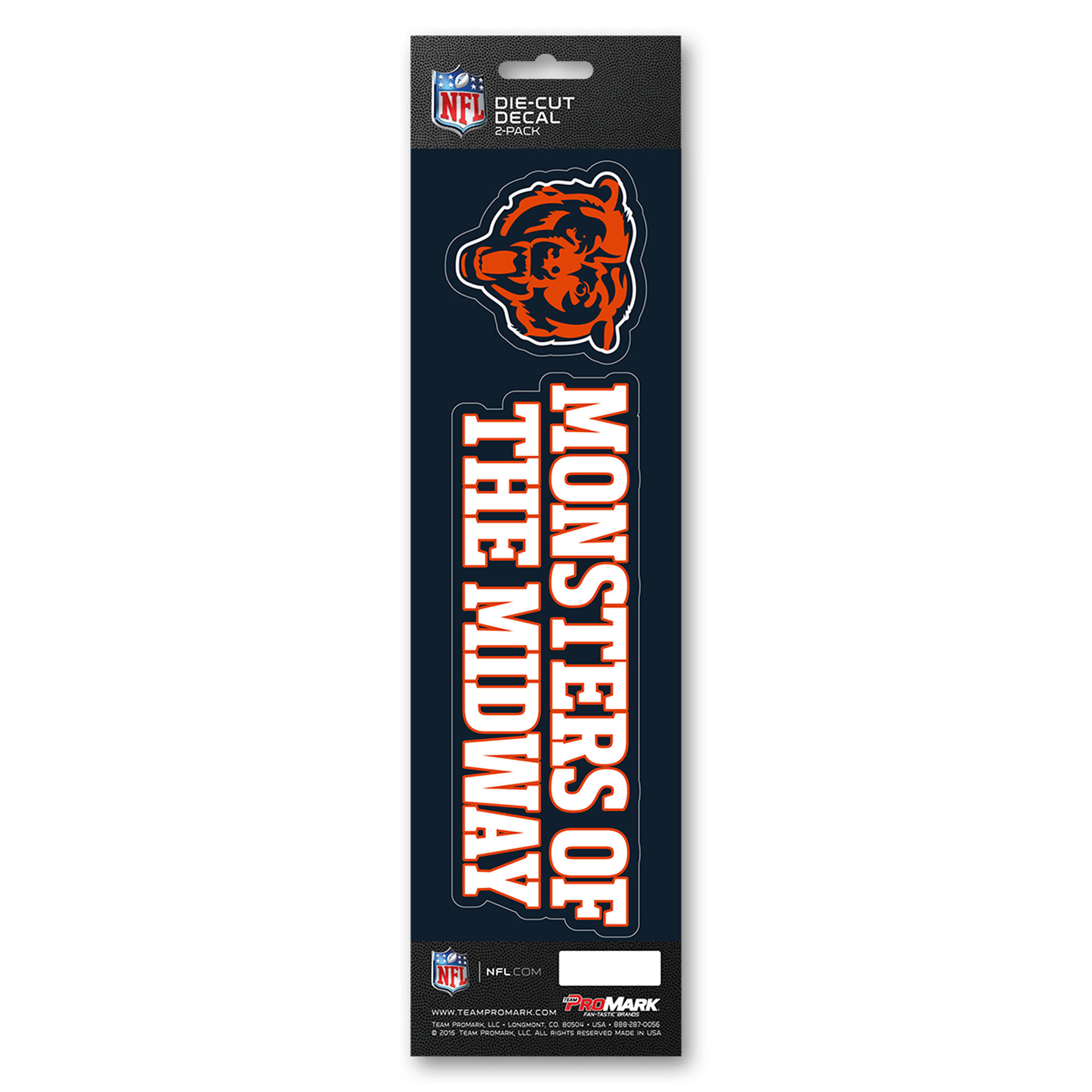 Chicago Bears Team Slogan Decal    