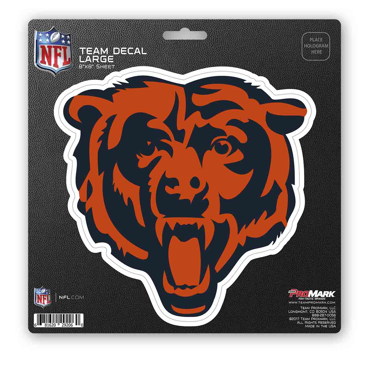 Chicago Bears Large Decal    