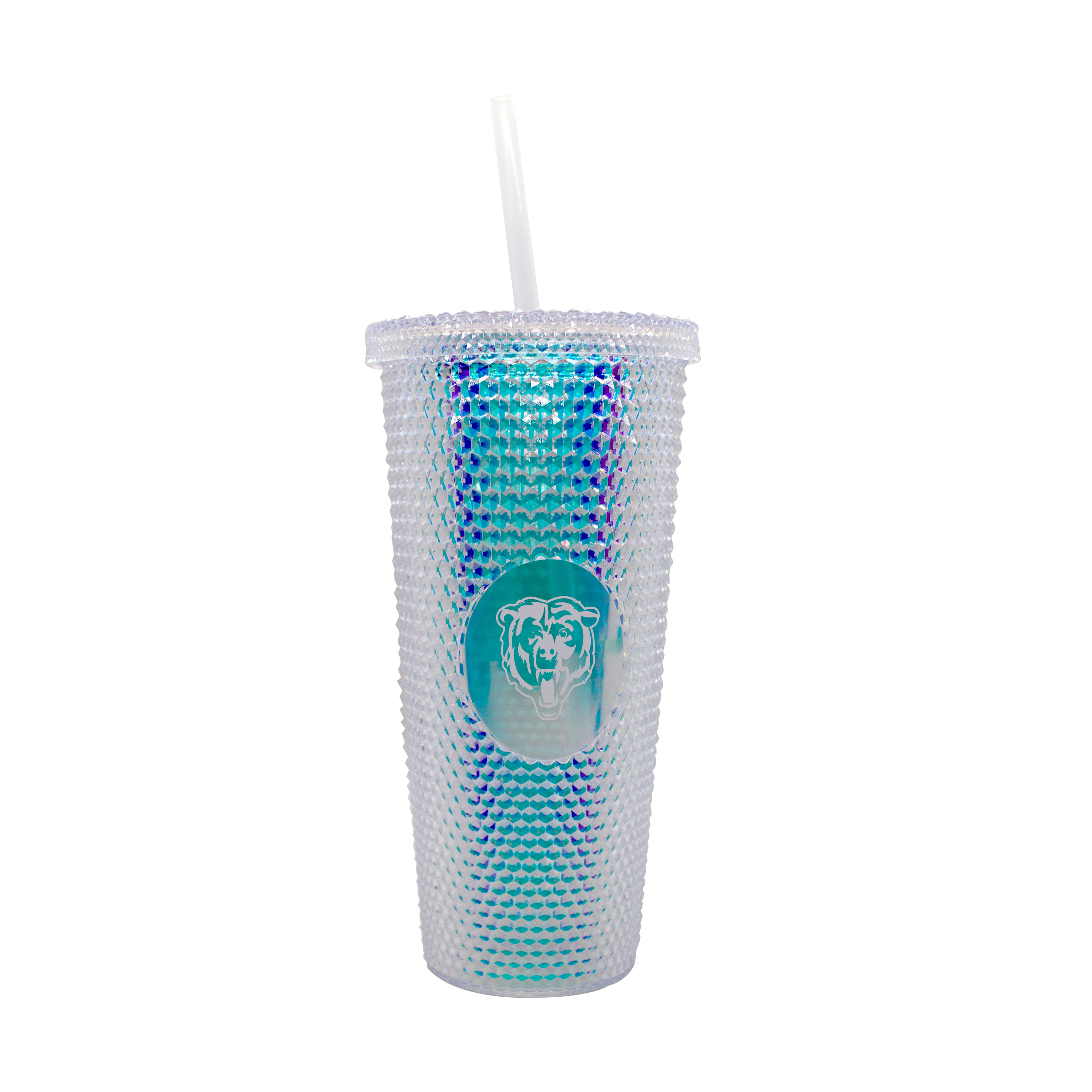 Chicago Bears 24oz Iridescent Studded Tumbler    