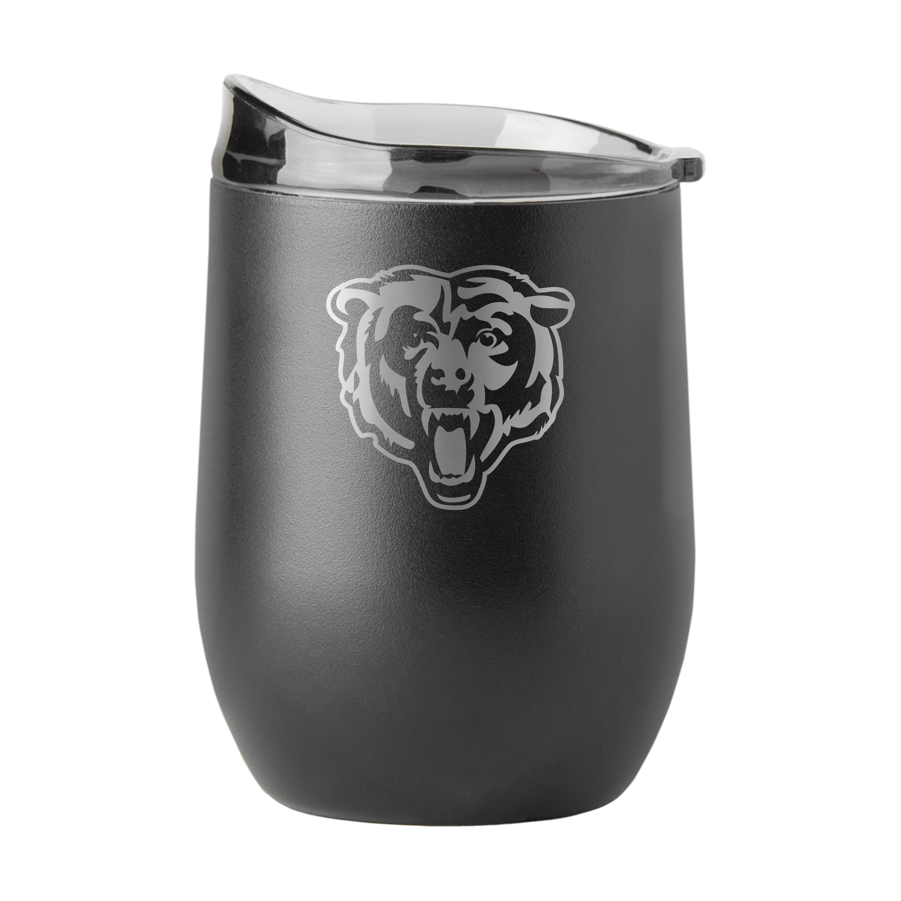 Chicago Bears Curved Beverage Etched Tumbler    