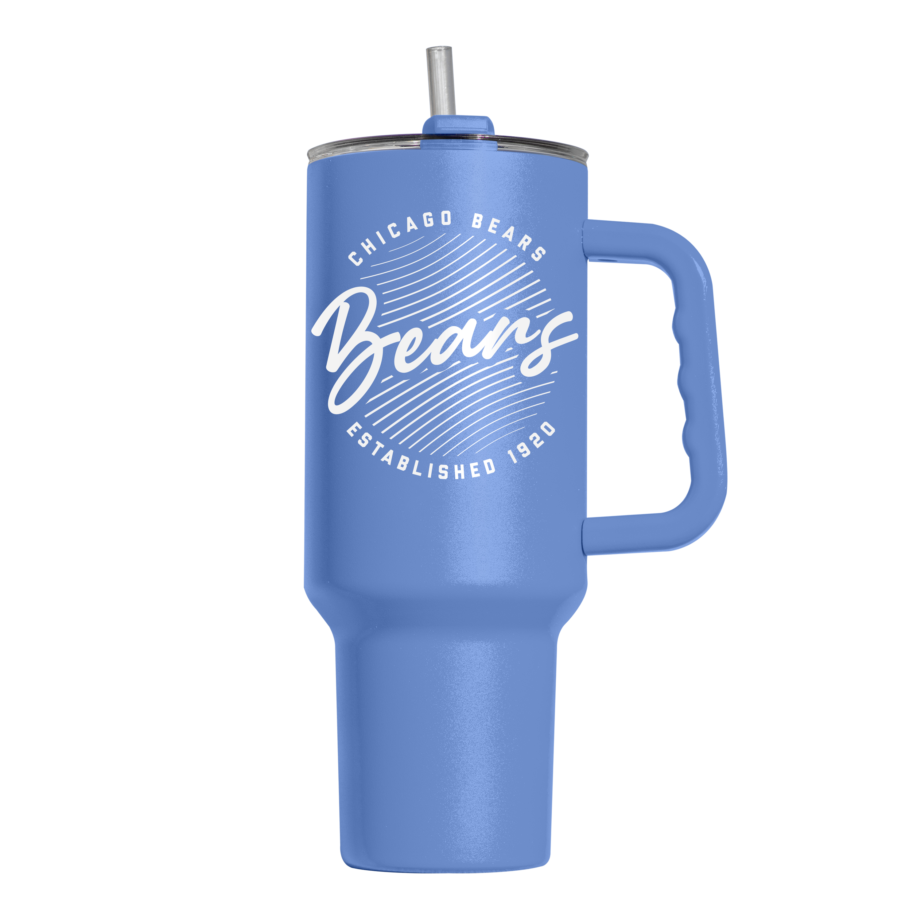 Chicago Bears 40oz Retro Script Arctic Powder Coat Tumbler    