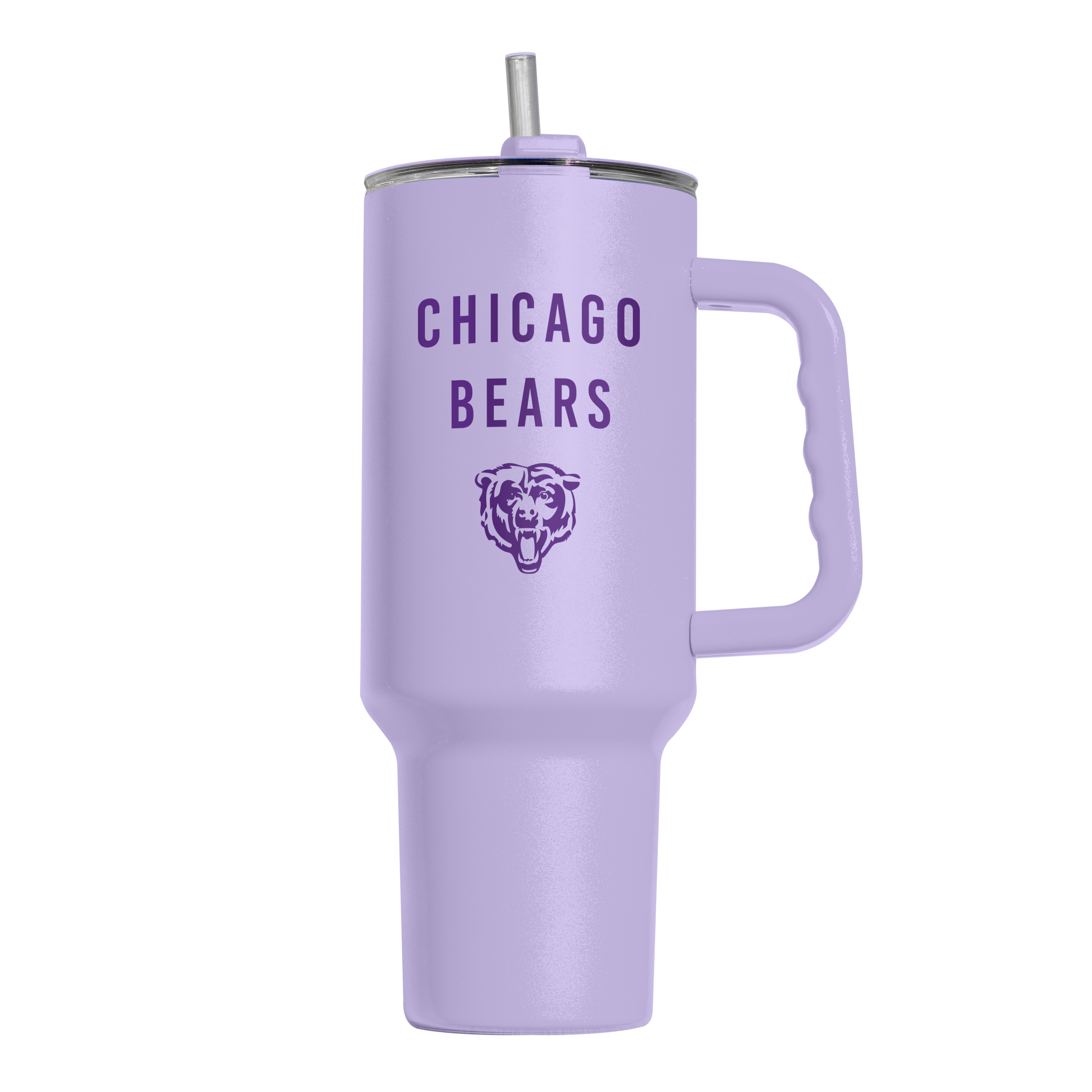 Chicago Bears 40oz Tonal Lavender Powder Coat Tumbler    