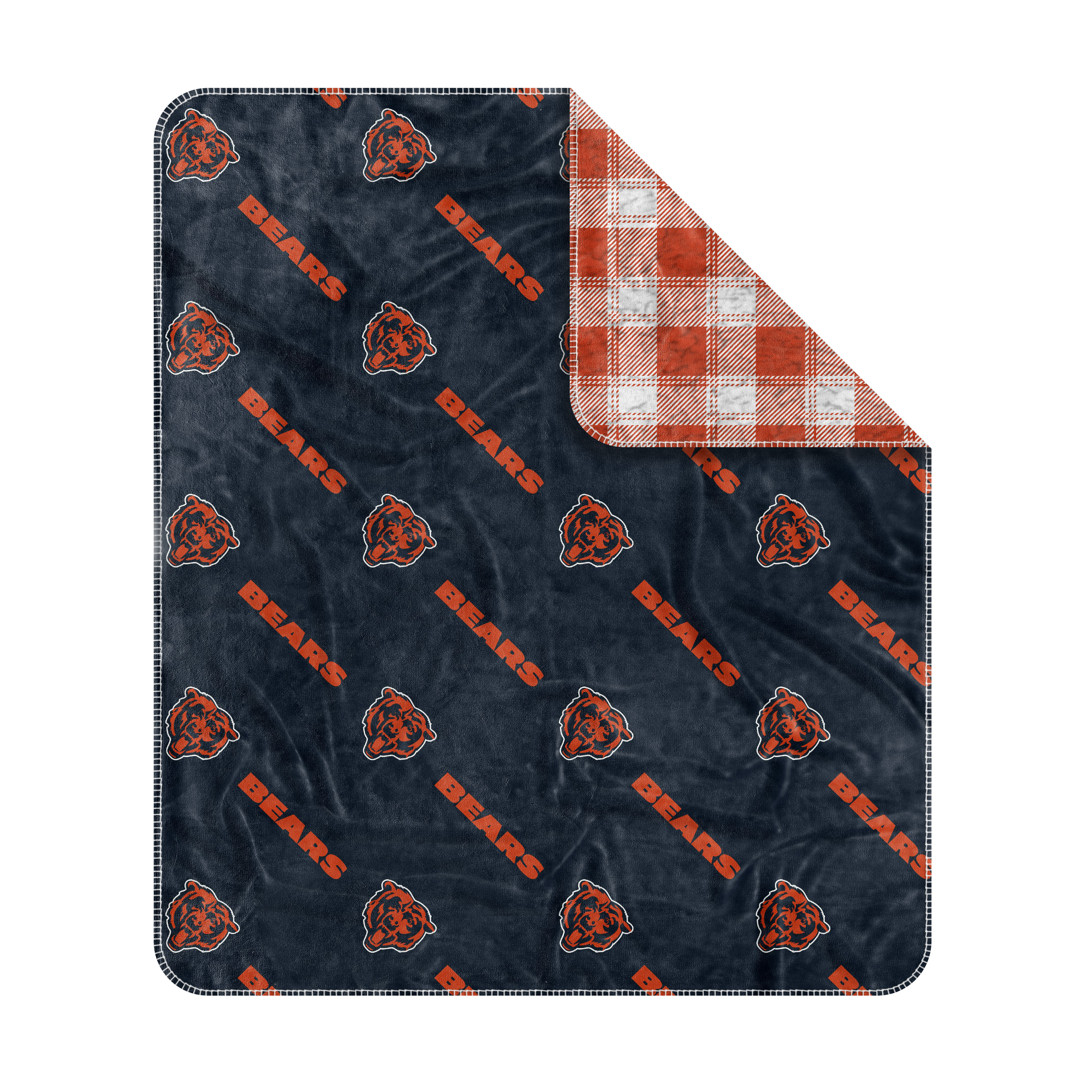 Chicago Bears Plush Sherpa Throw 50x60  