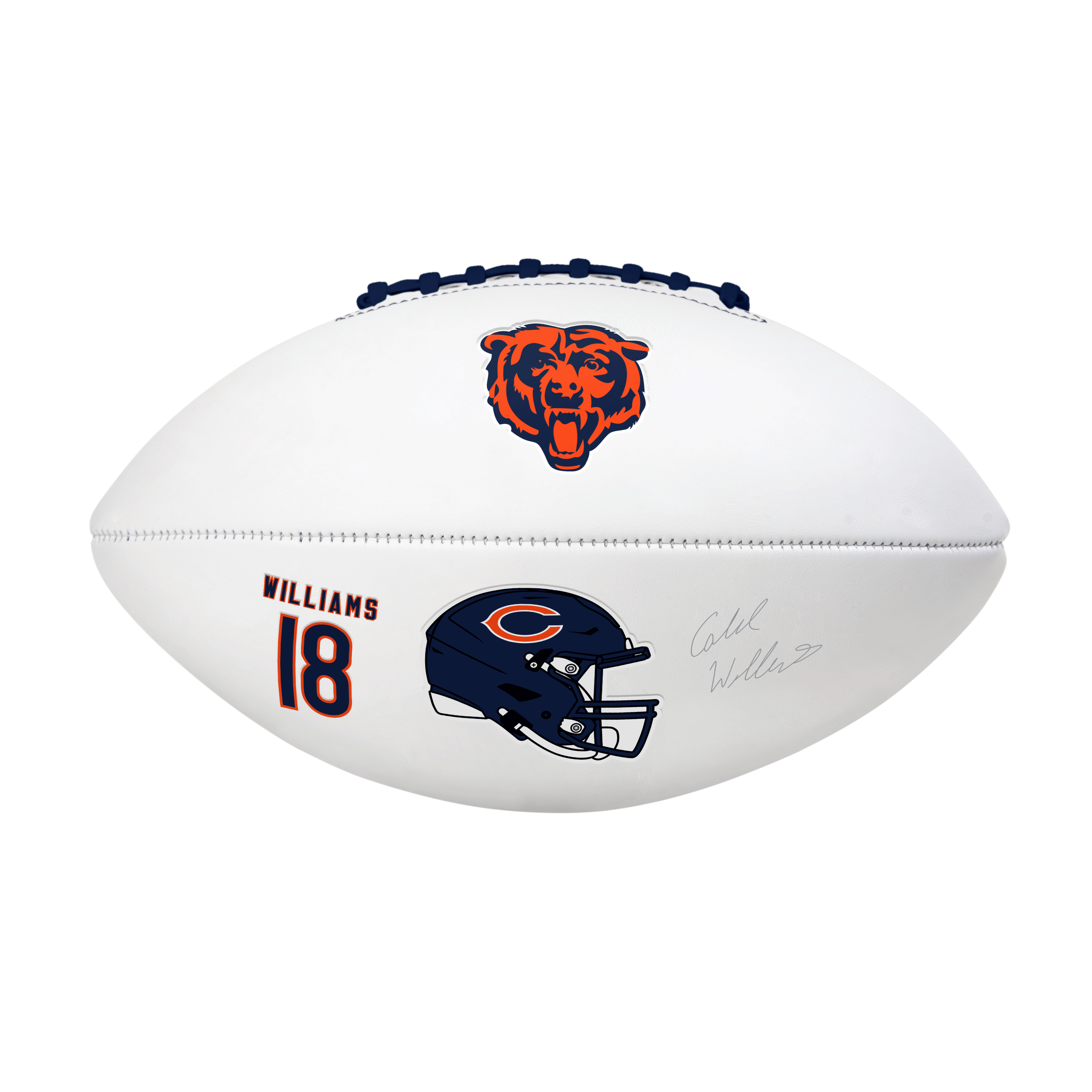 Chicago Bears Caleb Williams Full Size Autograph Football    