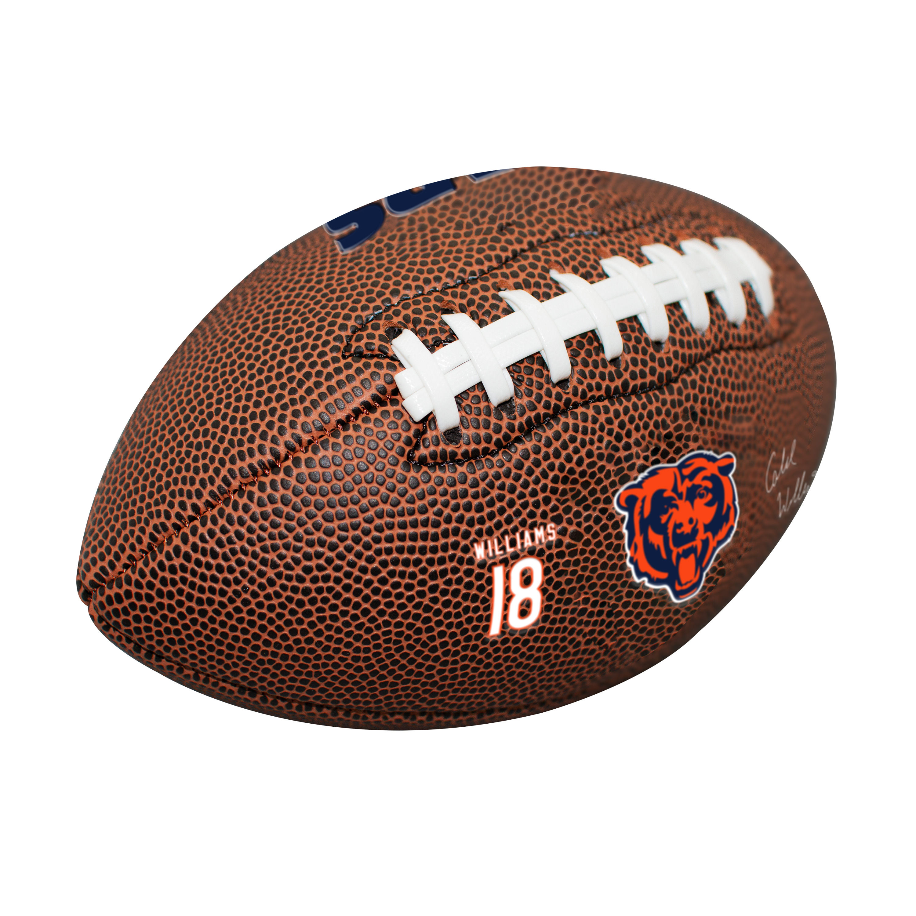 Chicago Bears Mini Caleb Williams Size Composite Football    