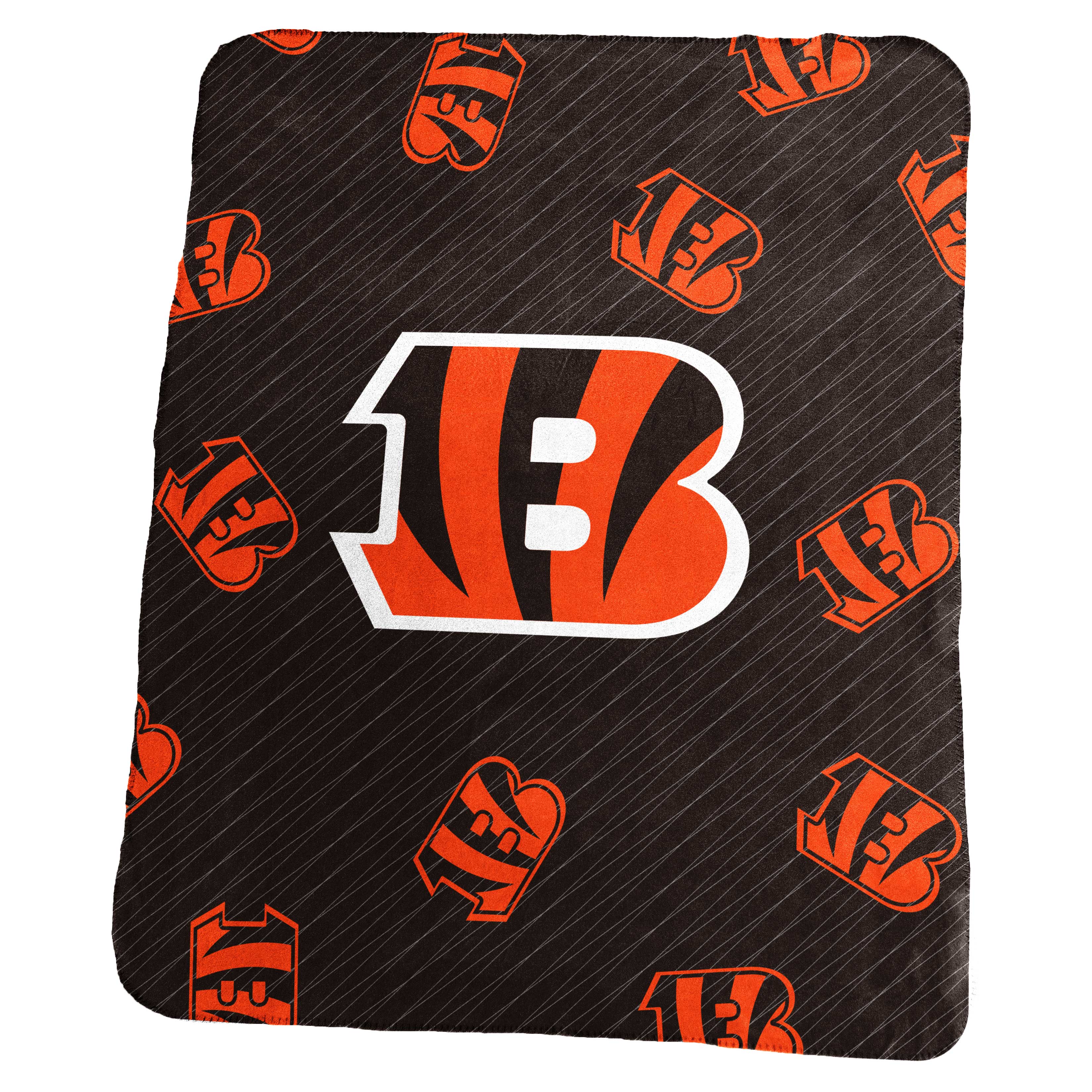 Cincinnati Bengals Repeating Classic Fleece Throw    