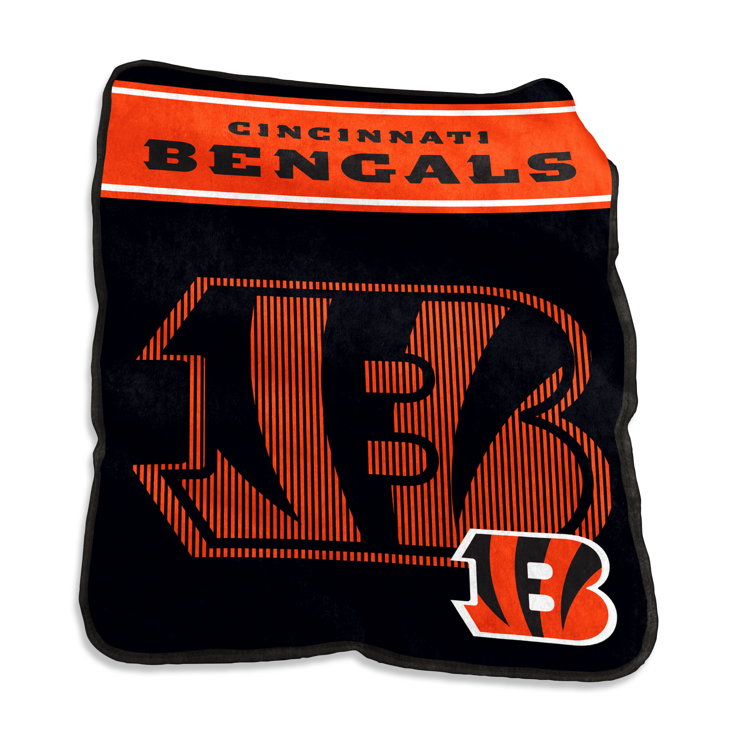 Cincinnati Bengals 60x80 Raschel Throw    