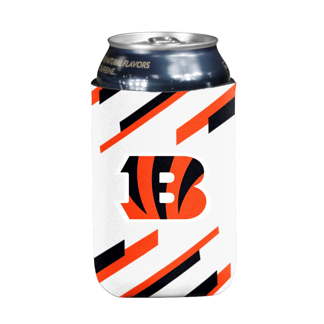 Cincinnati Bengals Flat Diagonal coozie    