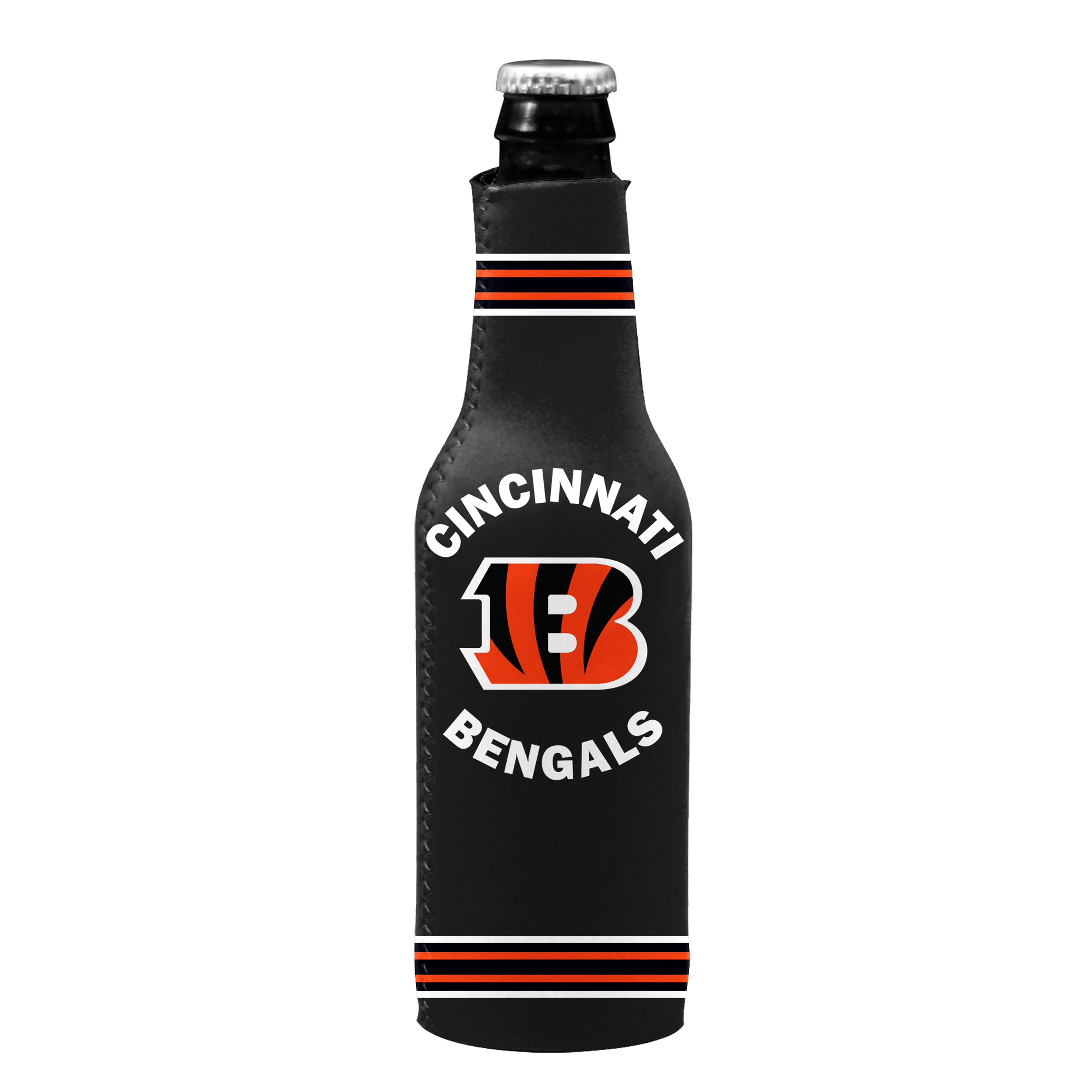Cincinnati Bengals Crest Logo Insulated Bottle Sleeve    